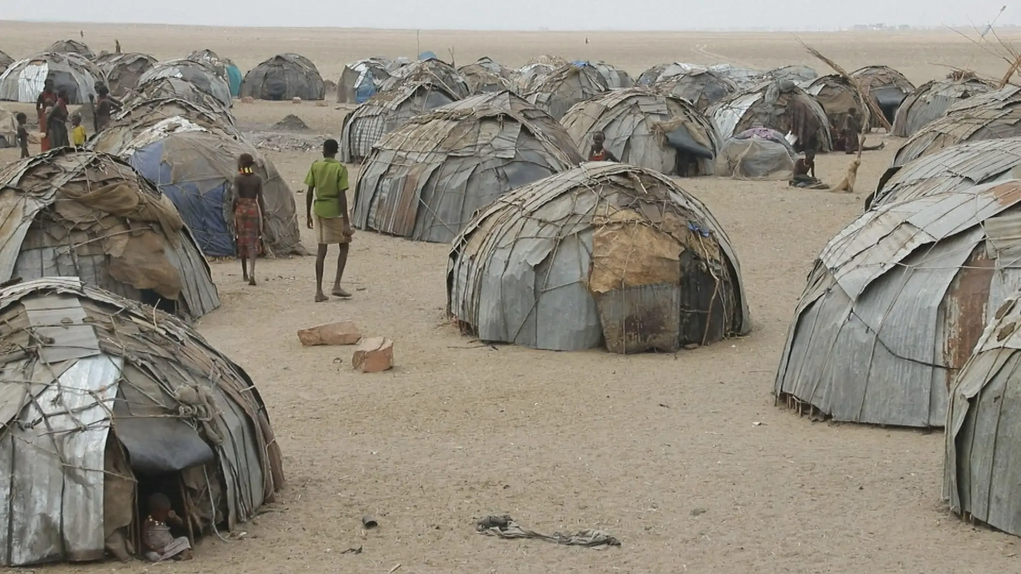 Hladomor v Afrike.
