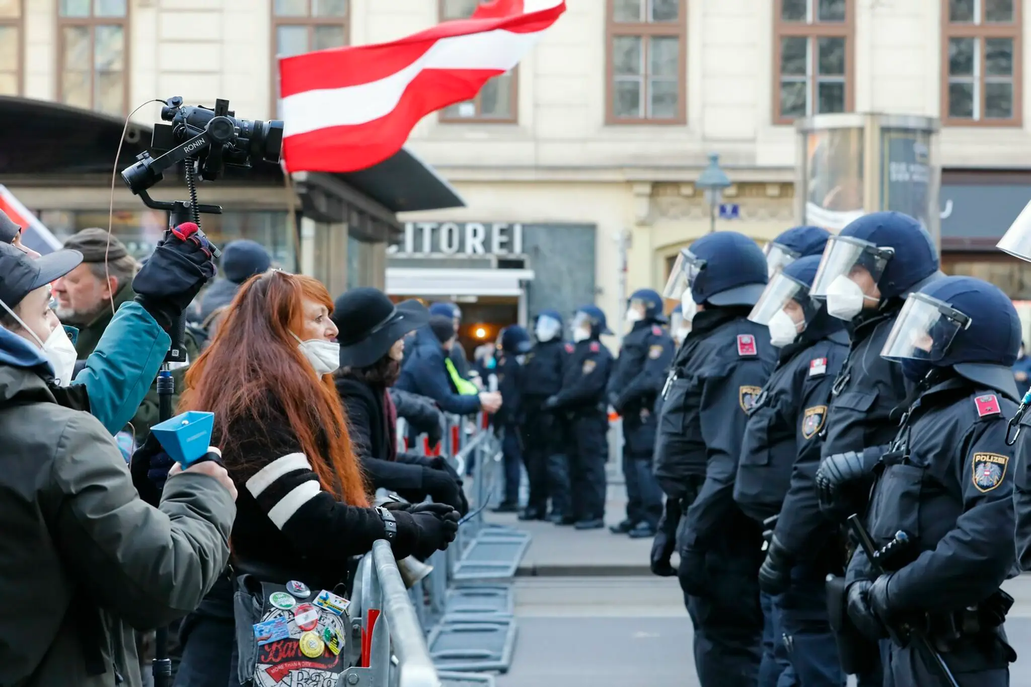 Protest vo Viedni