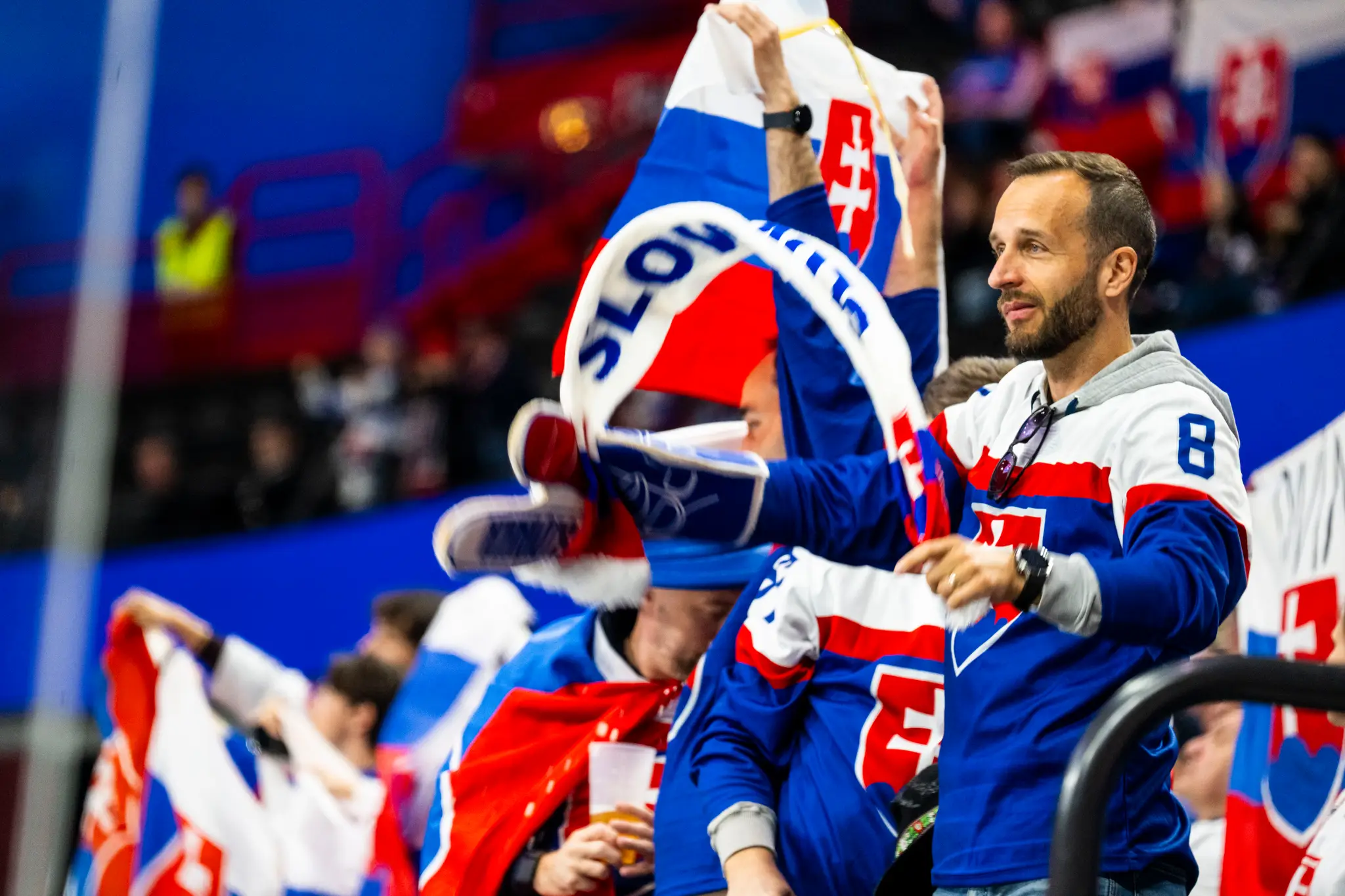 Fanúšikovia Slovenska v Štokholme