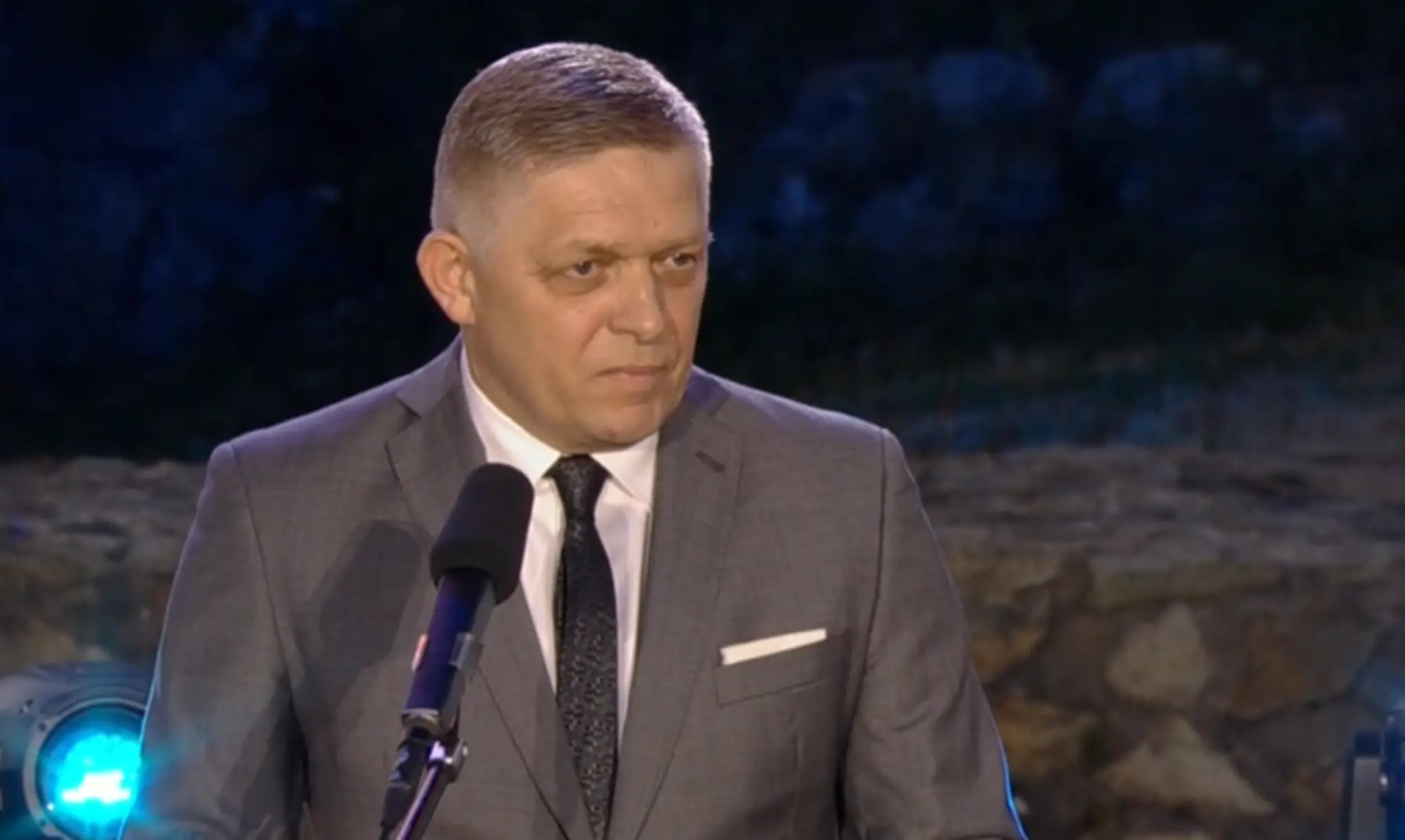 Robert Fico počas cyrilo-metodských osláv.
