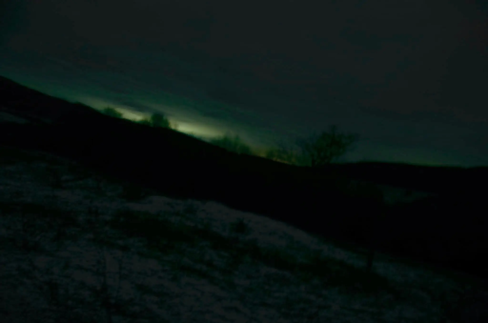 Polárna žiara nad Slovenskom