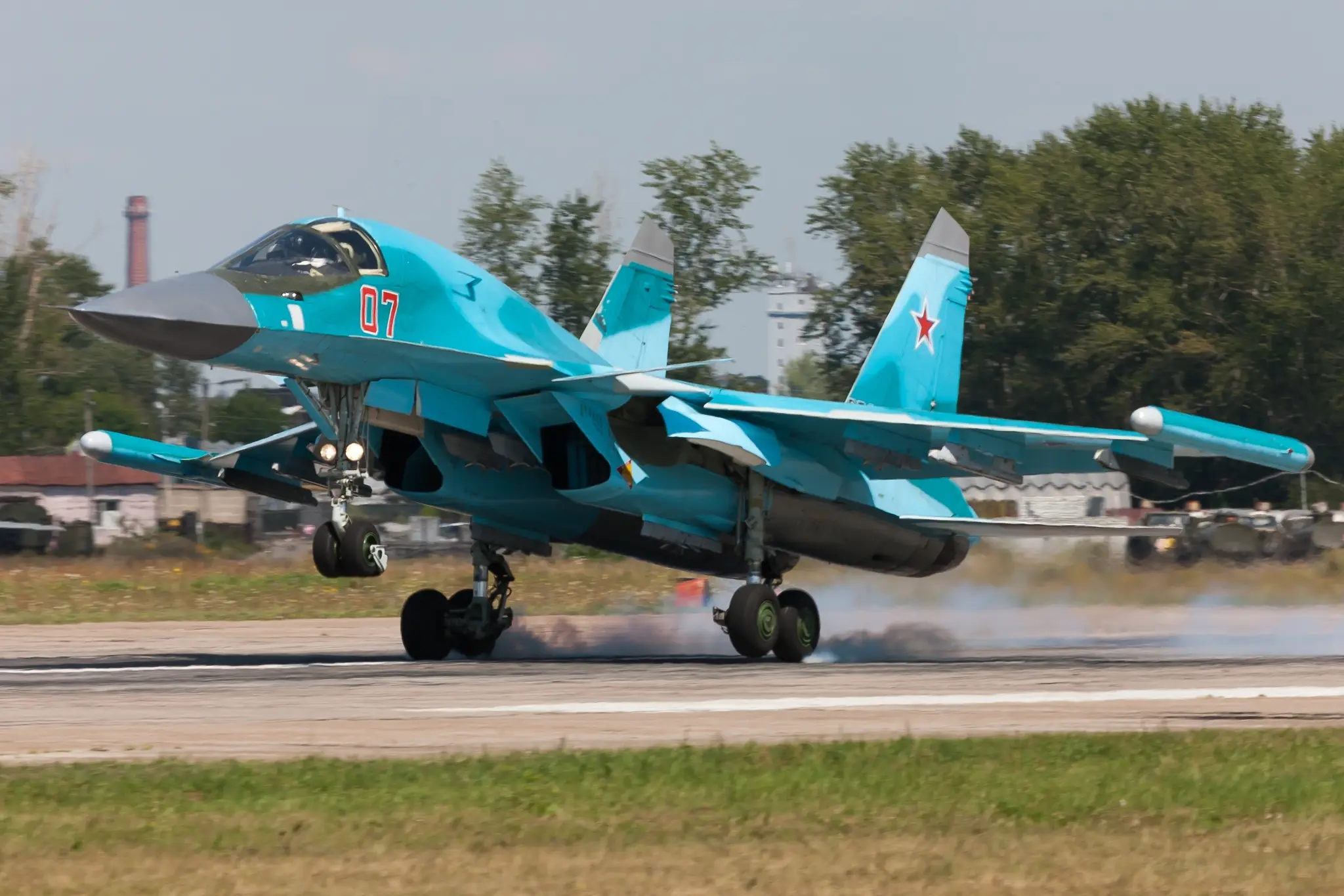 Stíhačka Su-34 - ilustračná snímka.