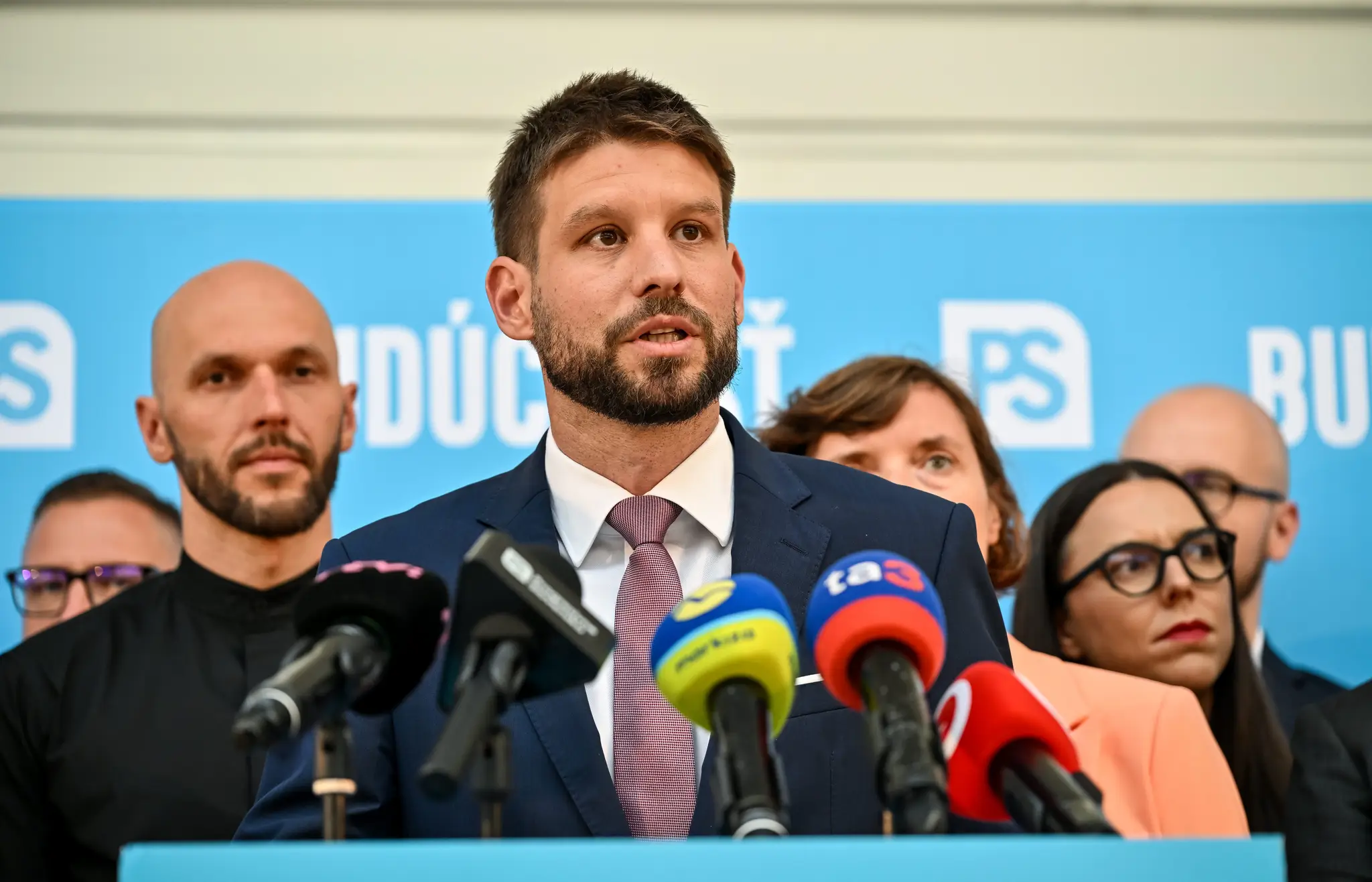 Predseda Progresívneho Slovenska Michal Šimečka.