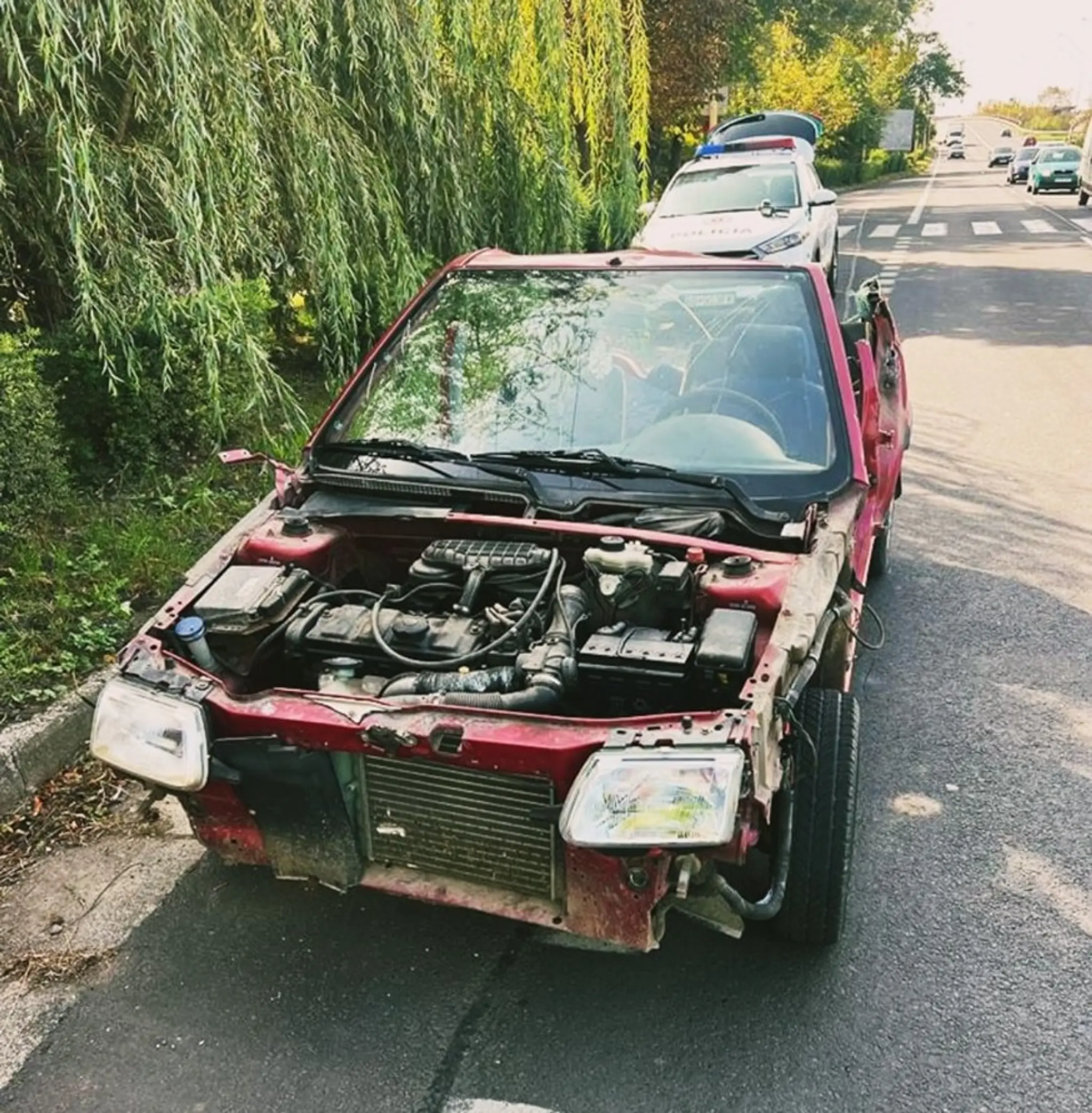 Netradičný „kabriolet“.