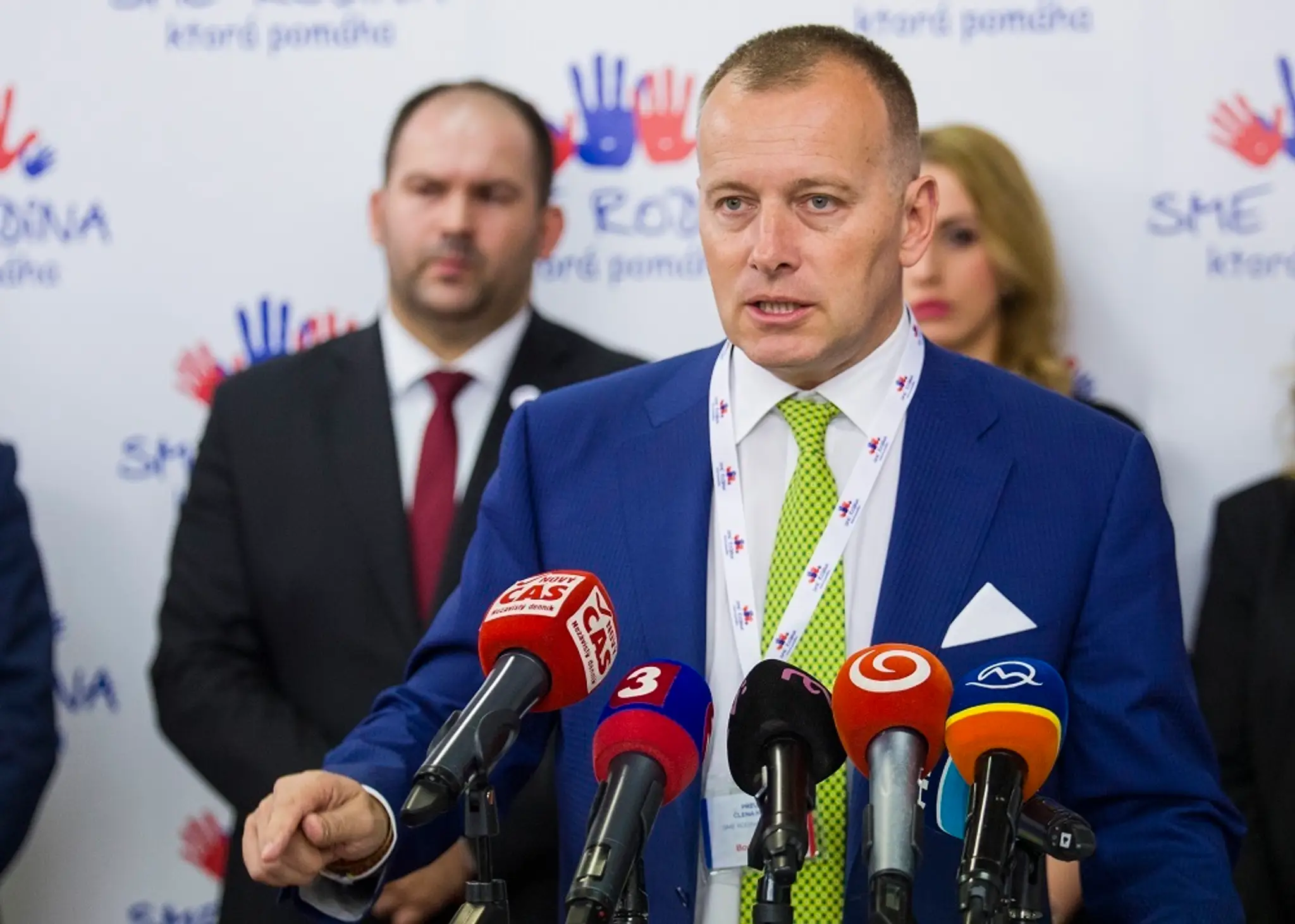 Predseda hnutia Sme rodina Boris Kollár