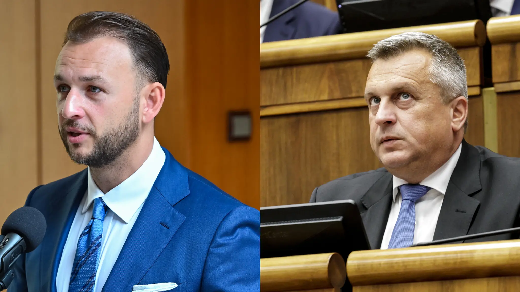 Matúš Šutaj Eštok a Andrej Danko.