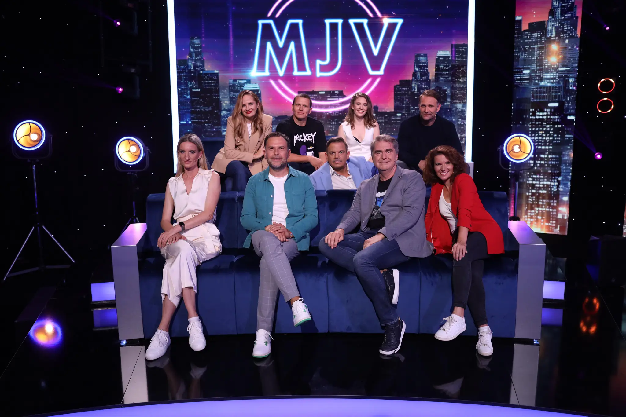 Adela Vinczeová, Zuzana Kubovčíková Šebová, Juraj Kemka, Michal Kubovčík, Dano Dangl, Jana Kovalčiková, Peter Marcin, Tomáš Maštalír a Viki Ráková v relácii Možné je všetko!