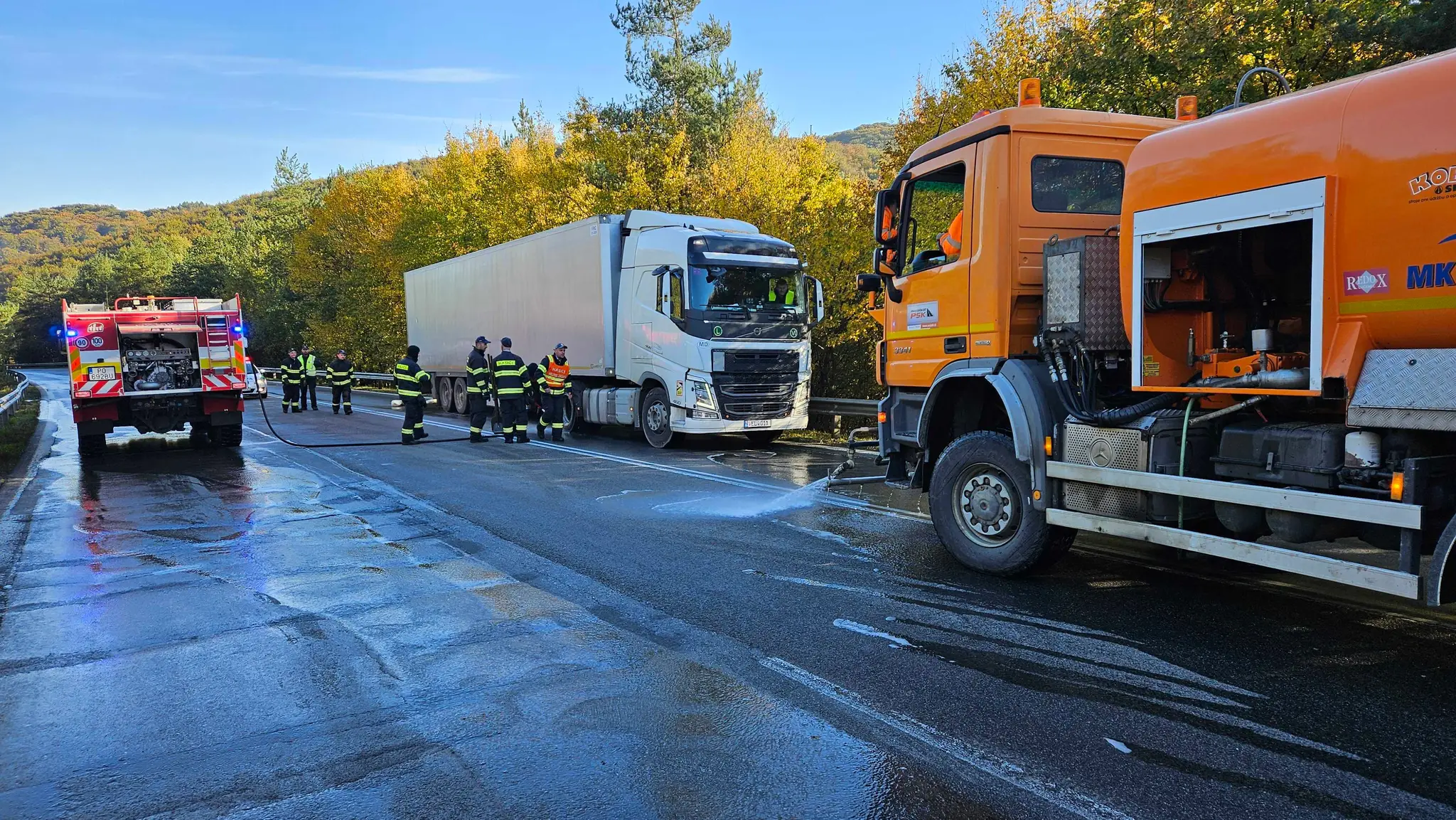 Uzávierka medzinárodnej cestu prvej triedy z Prešova na Poľsko