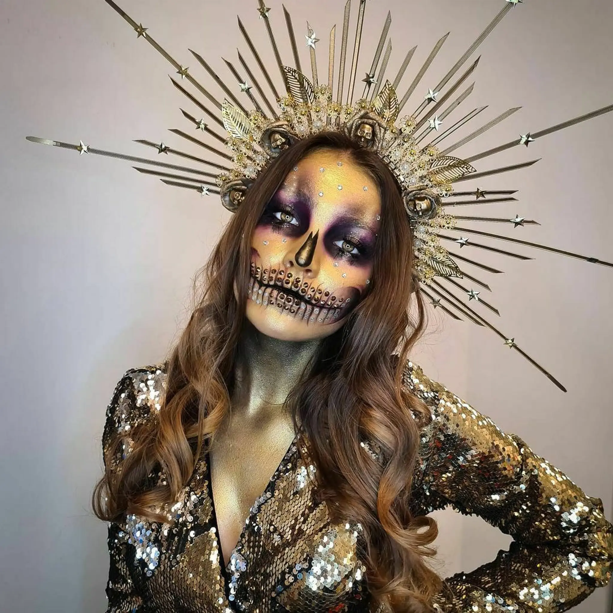 Umelecký halloweensky make-up