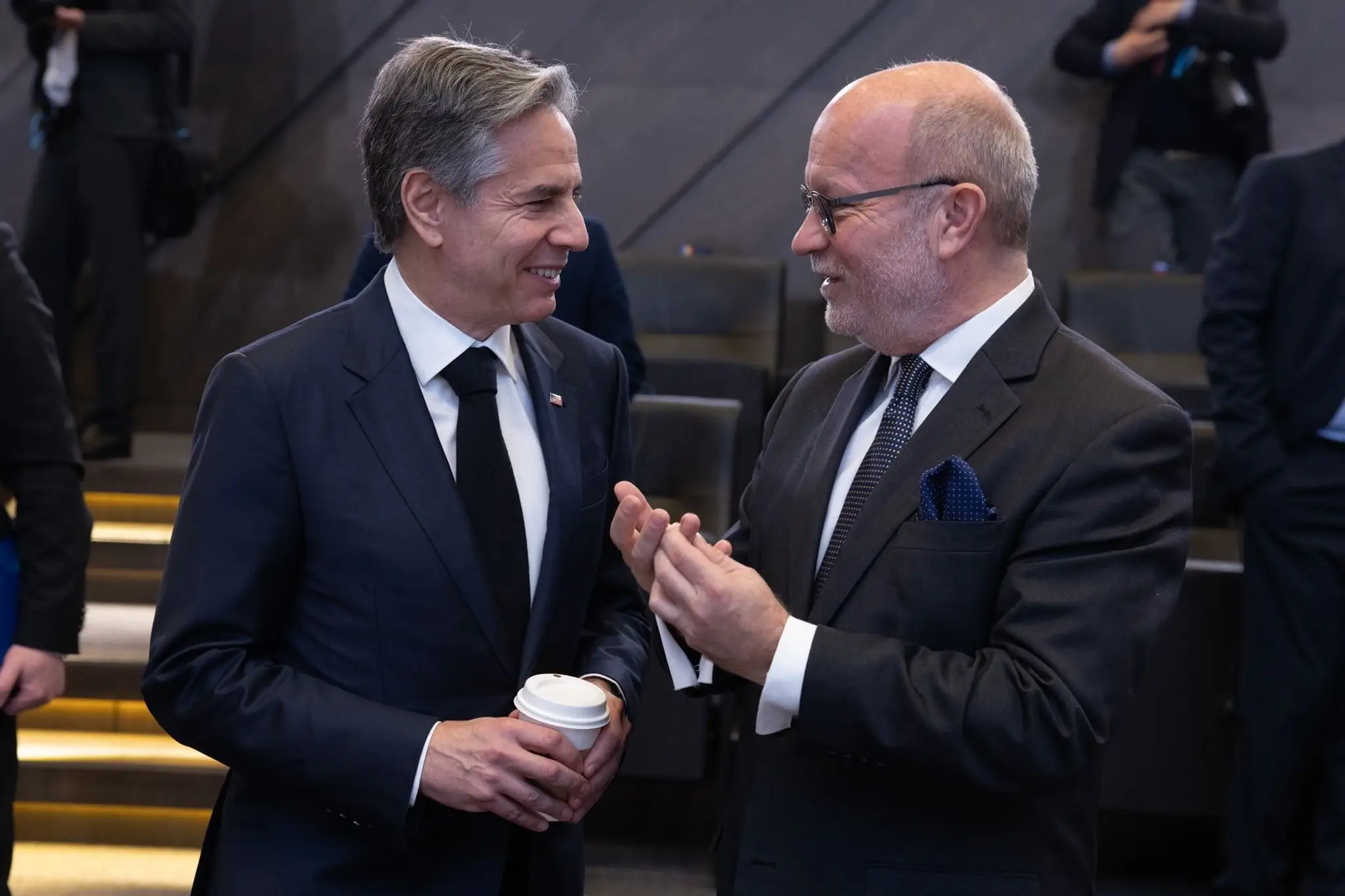 Antony Blinken a Rastislav Káčer.