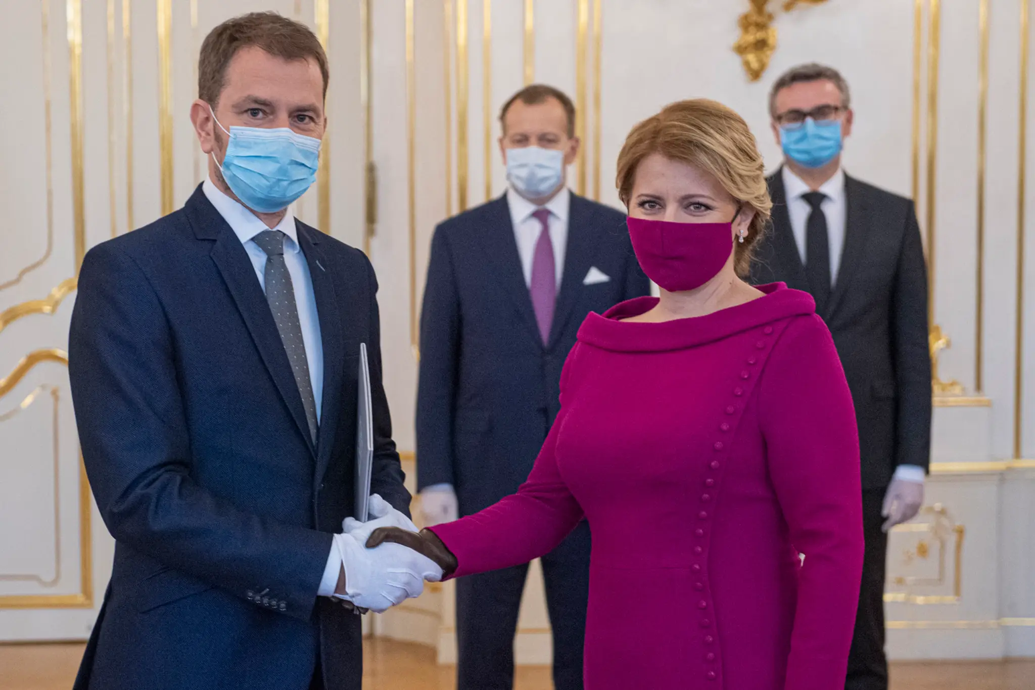 Sprava prezidentka Zuzana Čaputová vymenúva Igora Matoviča za predsedu novej vlády.