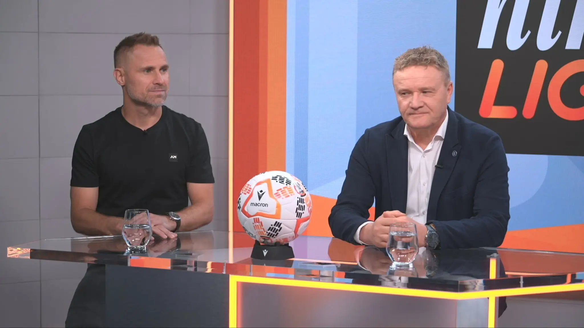 Stanislav Angelovič a Ivan Kozák v štúdiu.