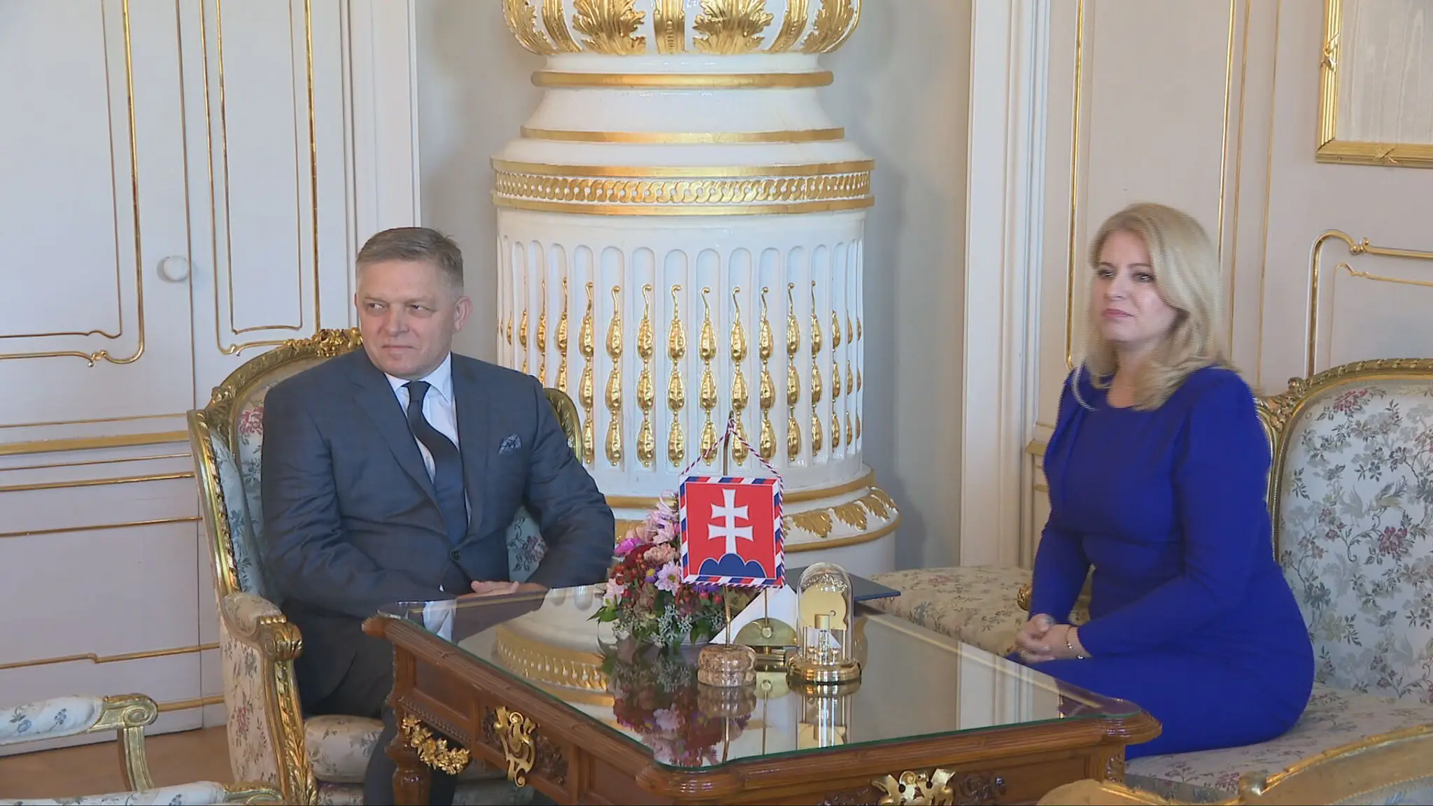 Robert Fico a Zuzana Čaputová.