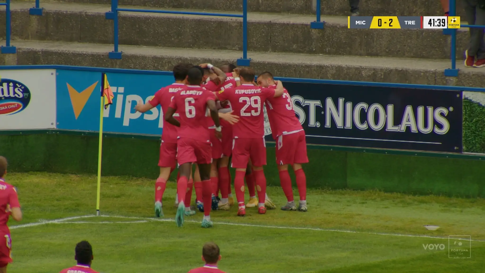 Gólová radosť futbalistov Trenčína.