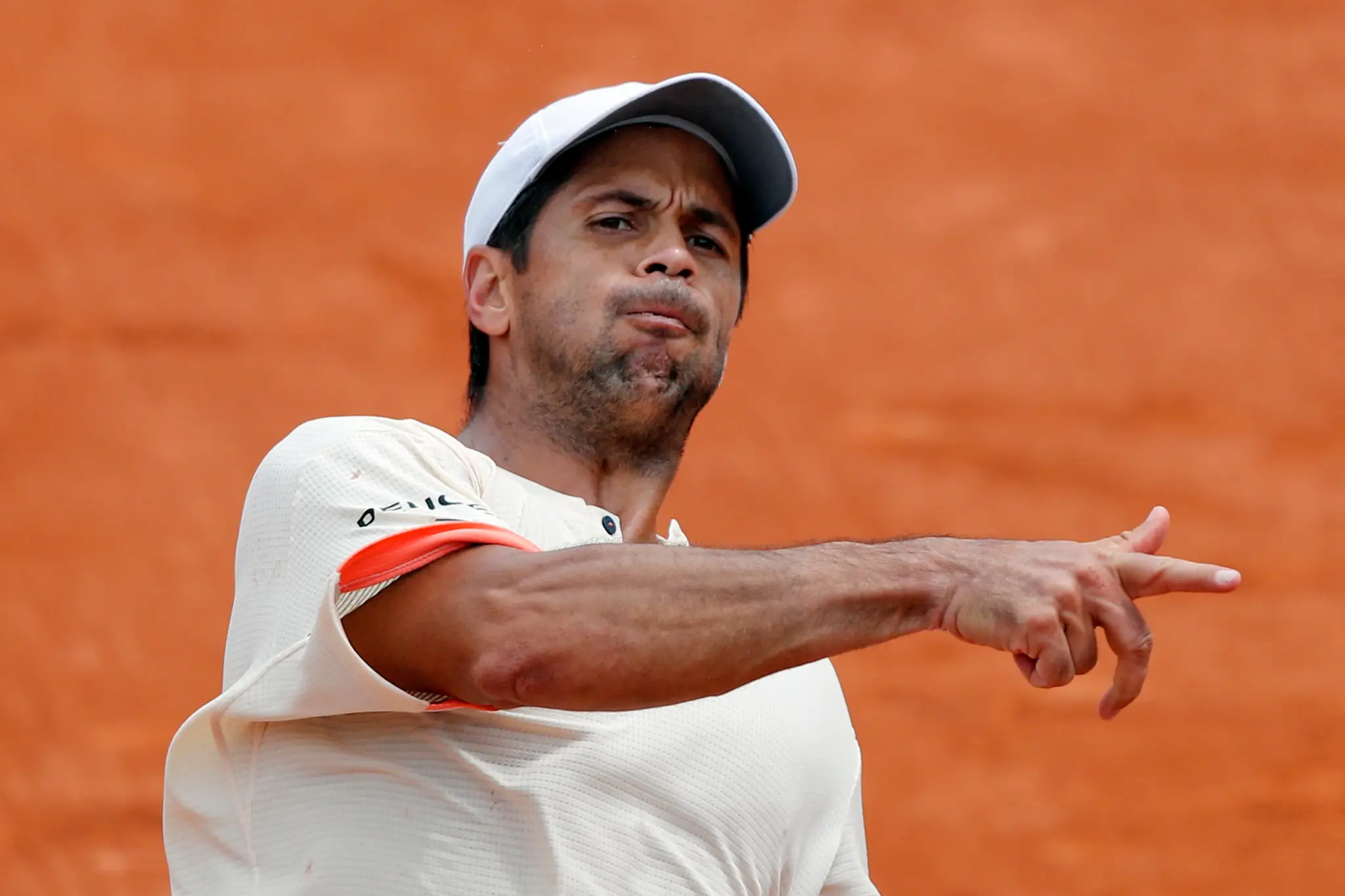 Fernando Verdasco v 3. kole Roland Garros proti Grigorovi Dimitrovovi.
