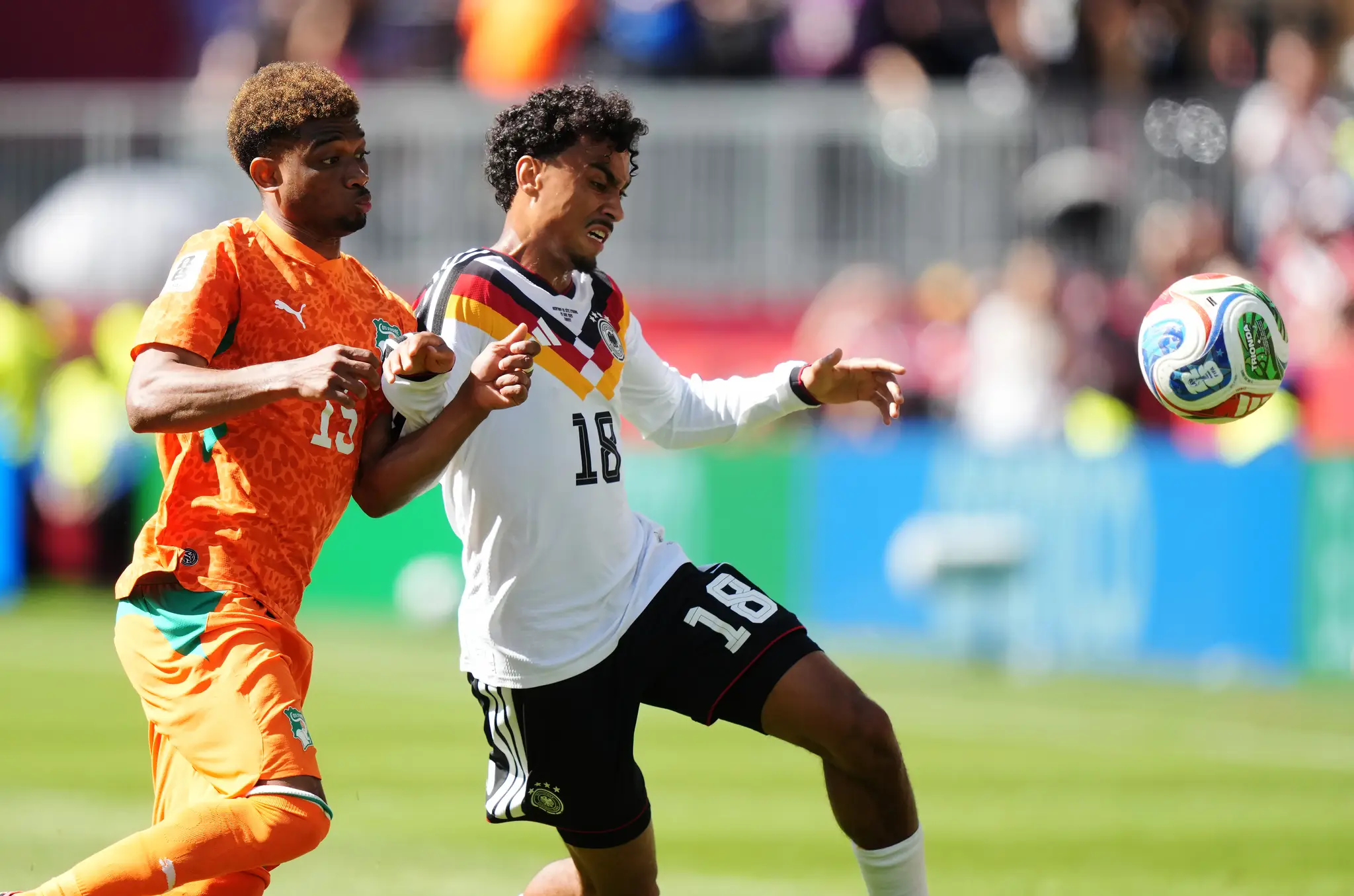 Nemecký futbalista Nathaniel Brown.