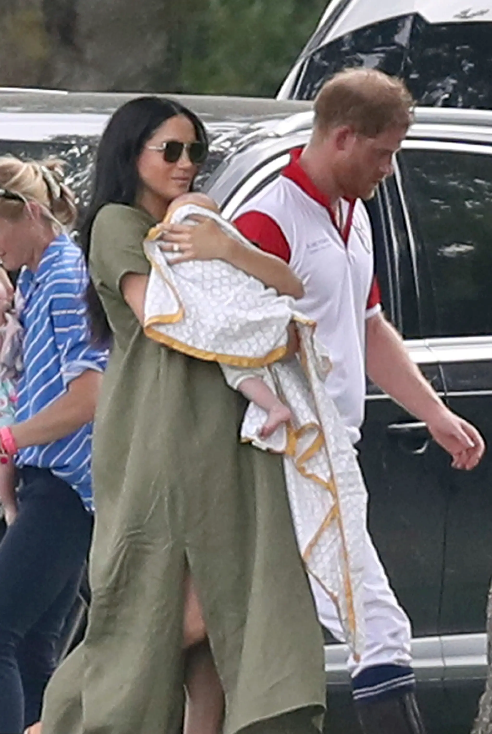 Meghan so synom Archiem prvýkrát na verejnsoti. 