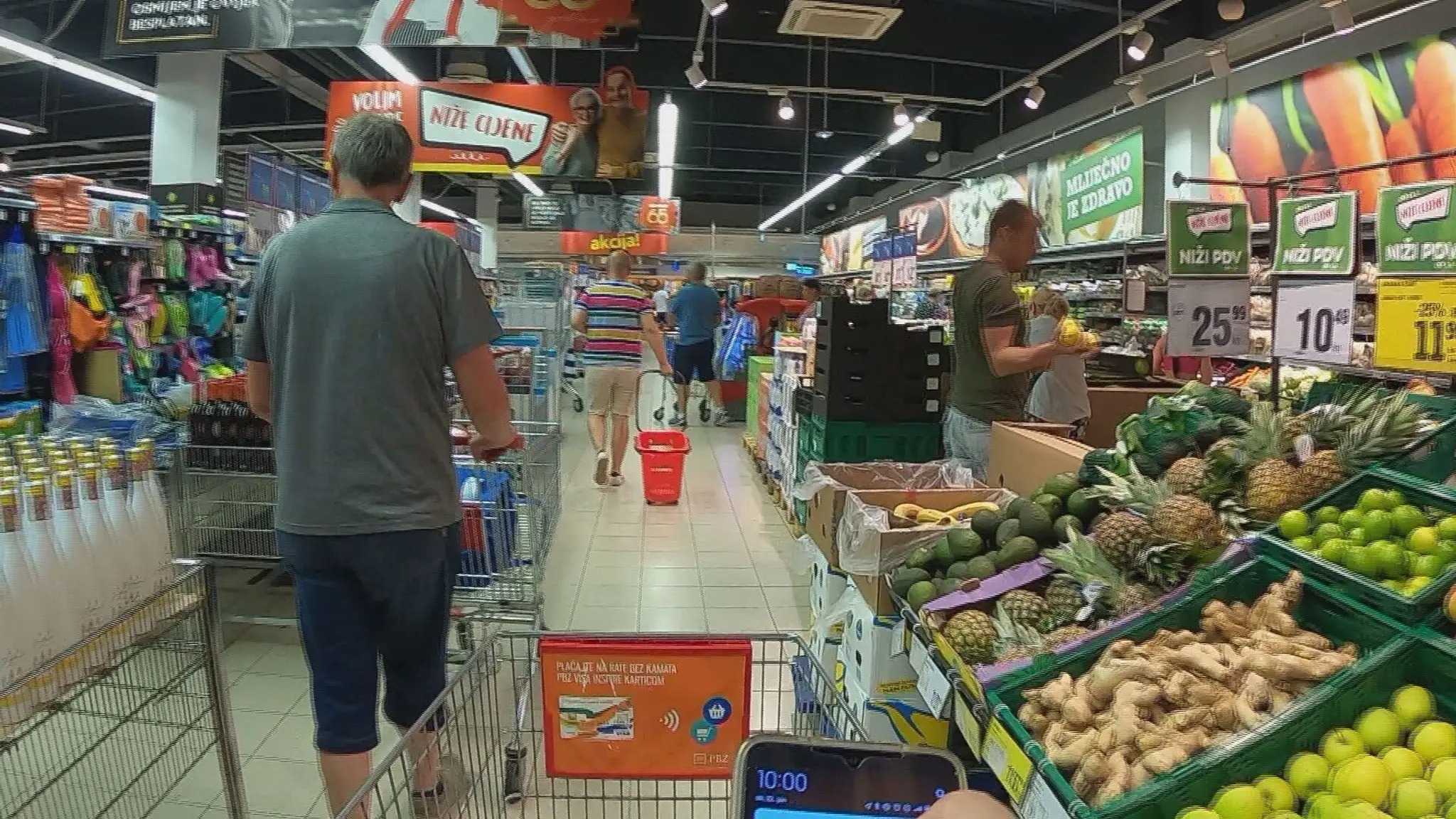 Potraviny v Chorvátsku.