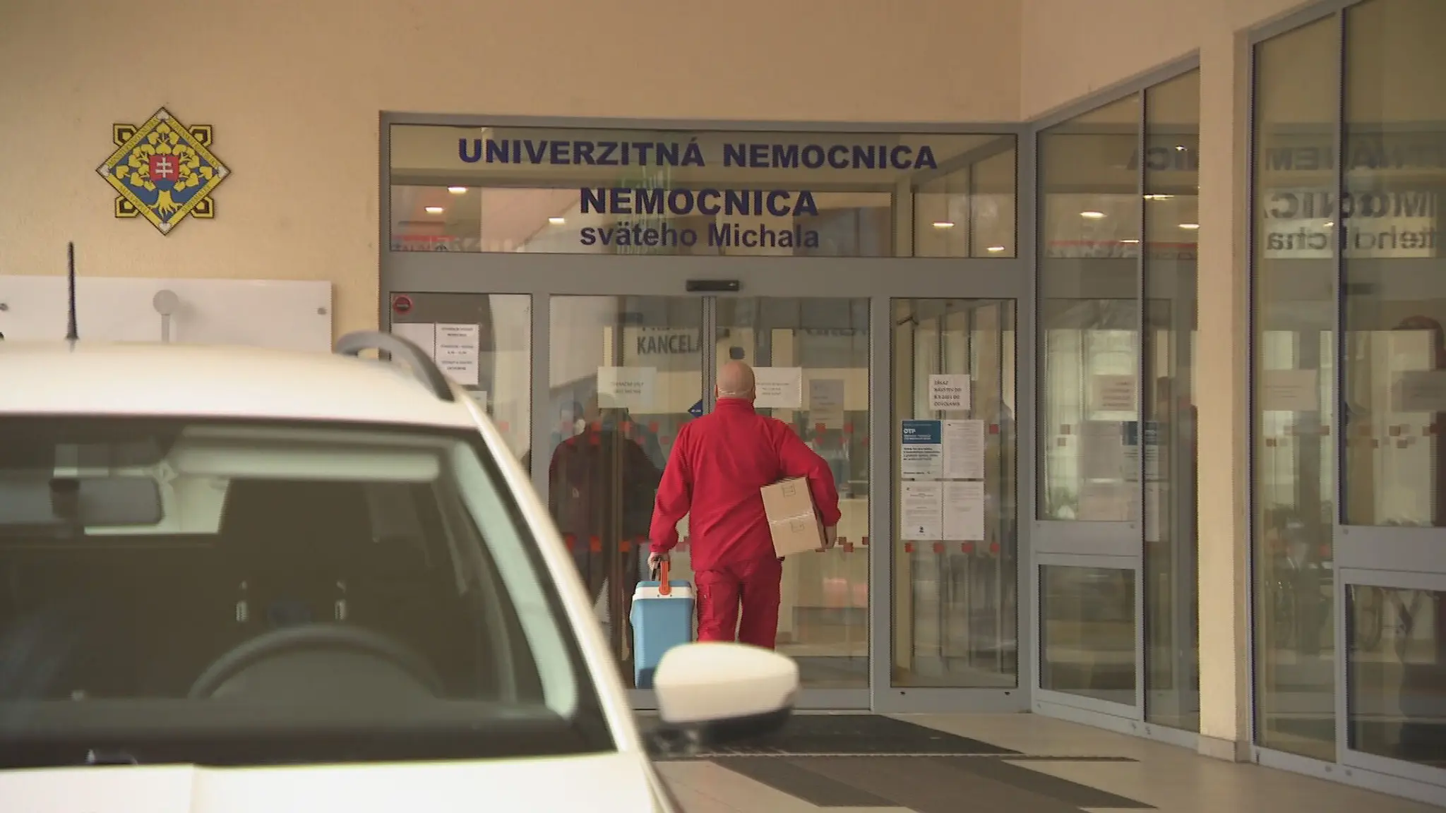 Nemocnica Svätého Michala, kde je hospitalizovaná kadetka Miška.