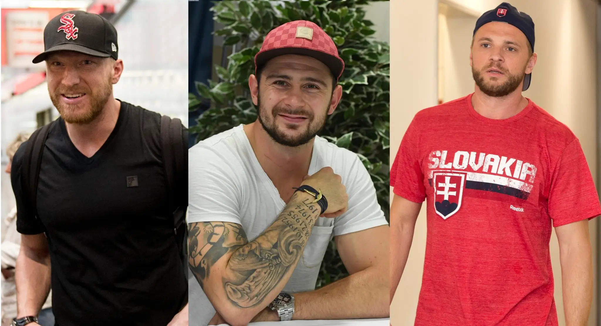 Marián Hossa, Tomáš Tatar, Marián Gáborík