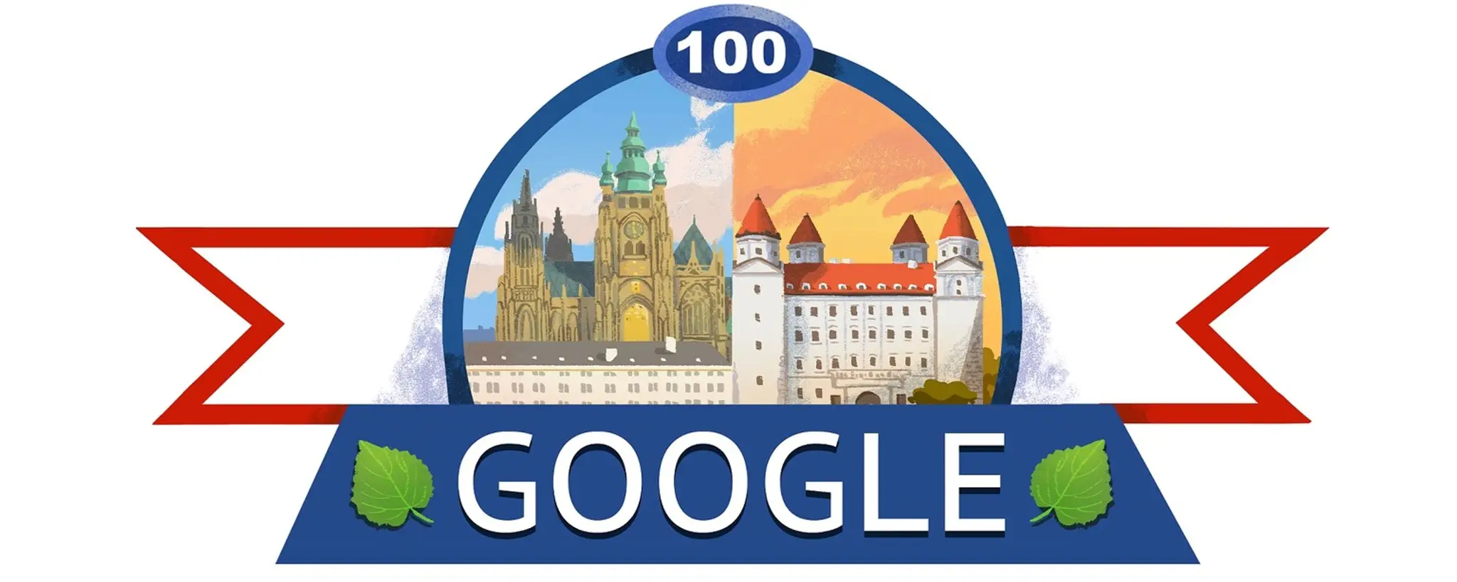 100. výročie Československa na Googli