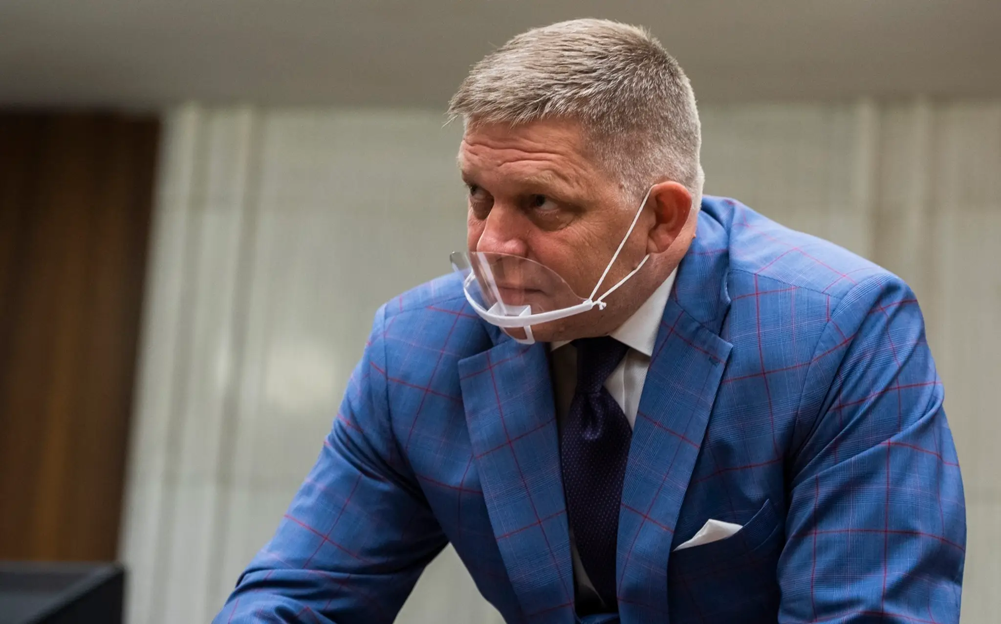 Na snímke predseda Smeru Robert Fico 