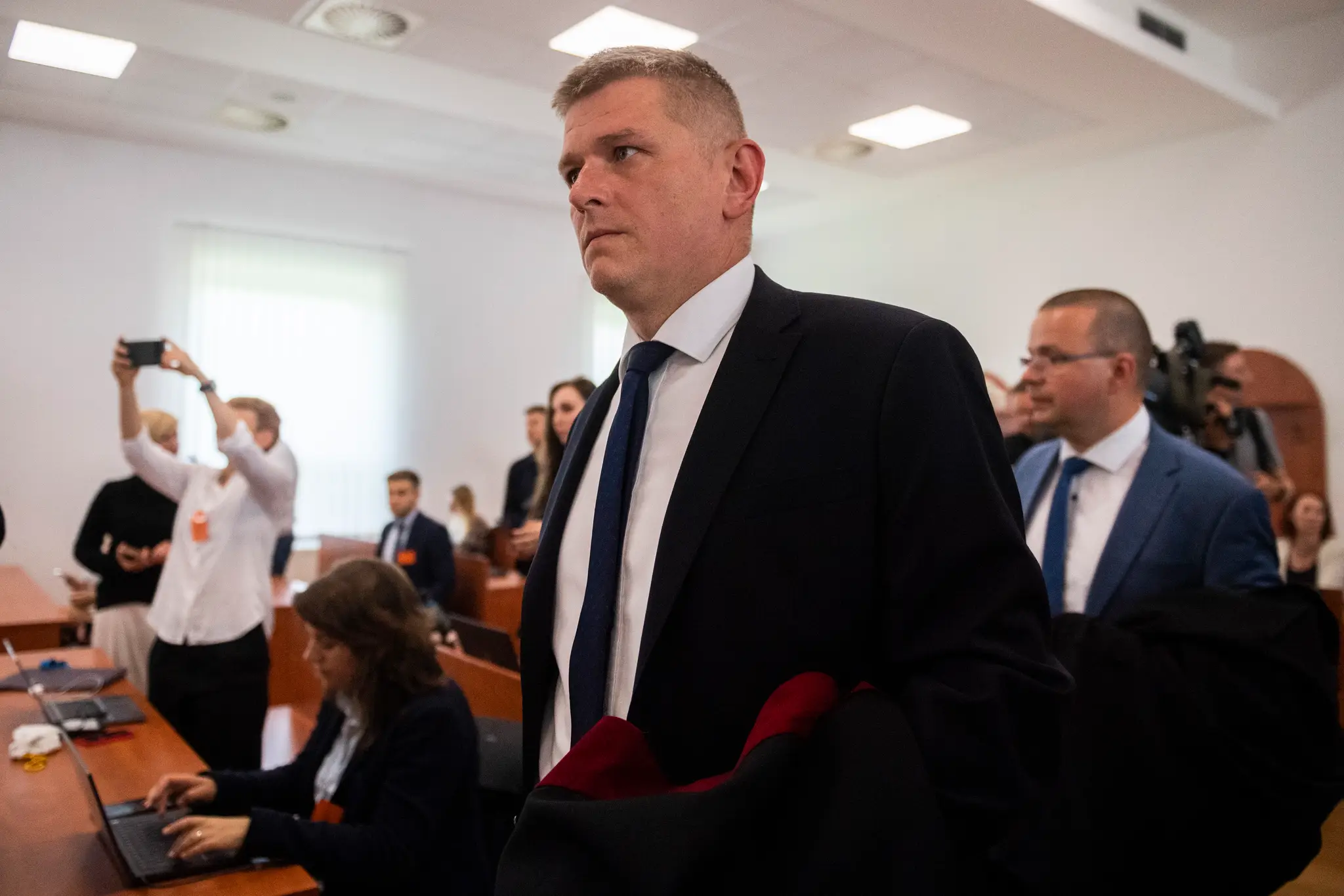 Prokurátor Daniel Mikuláš počas rozsudku v kauze Kuciak.