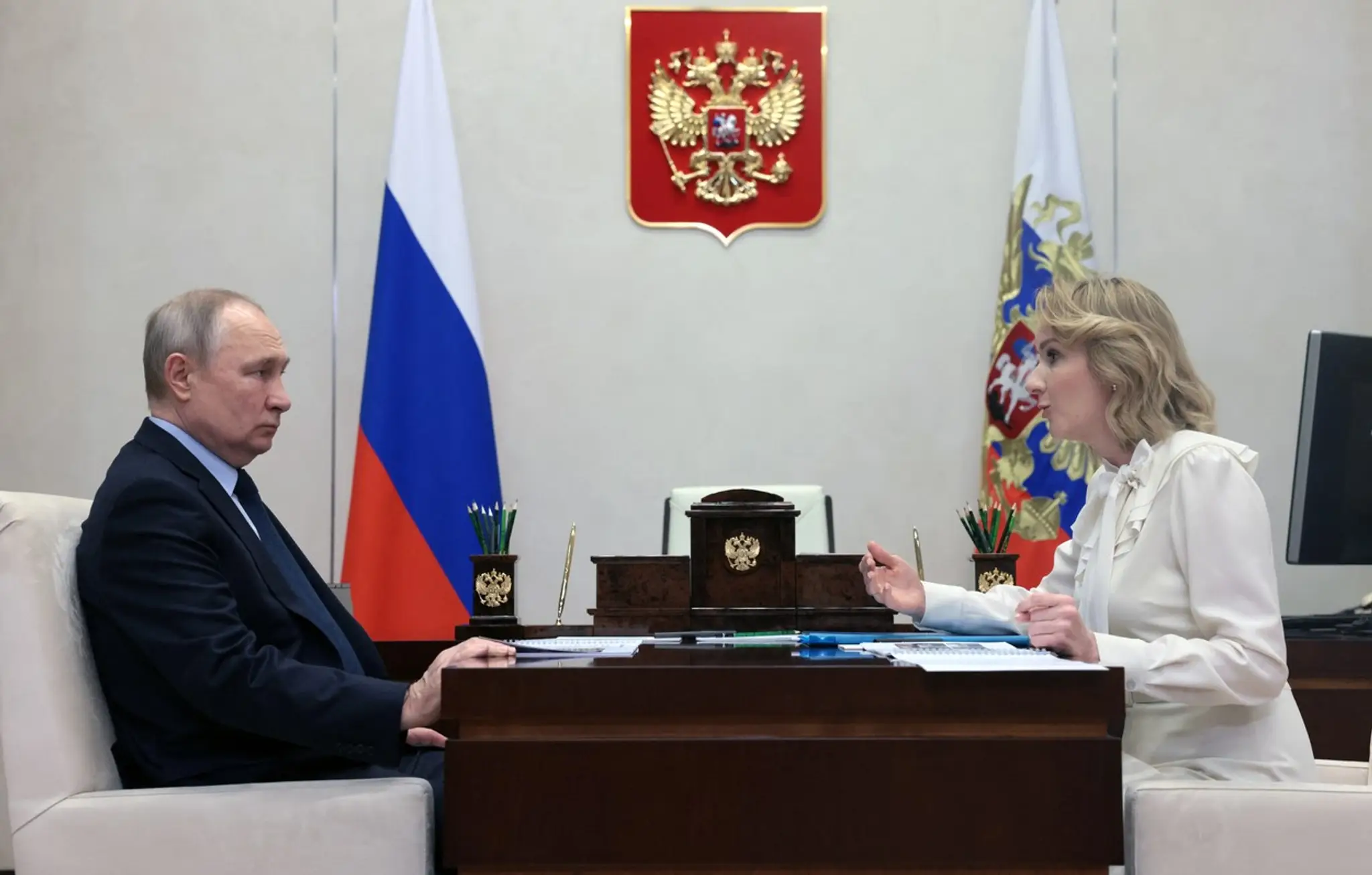 Putin a Maria Lvova-Belova