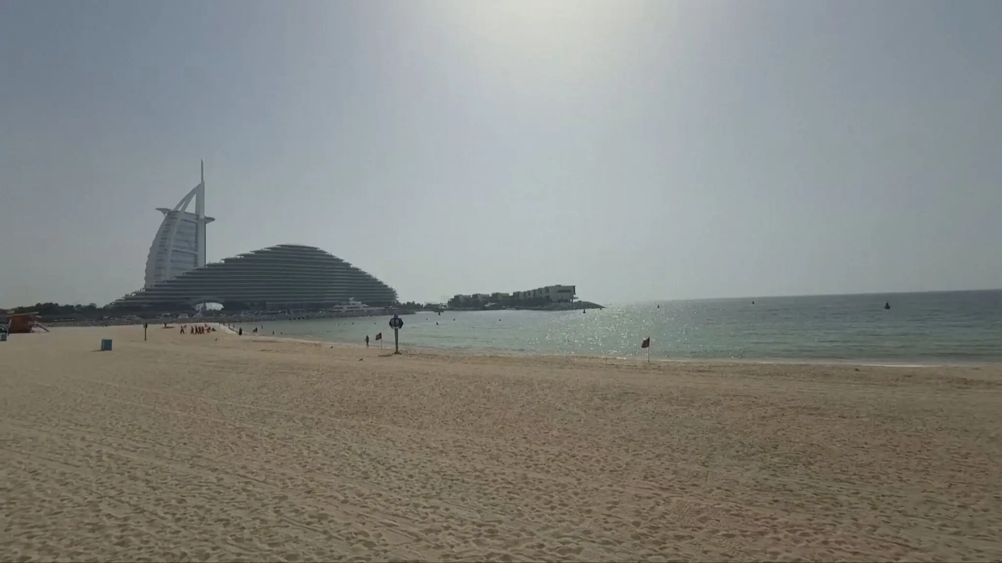 Extrémne horúčavy v Dubaji.