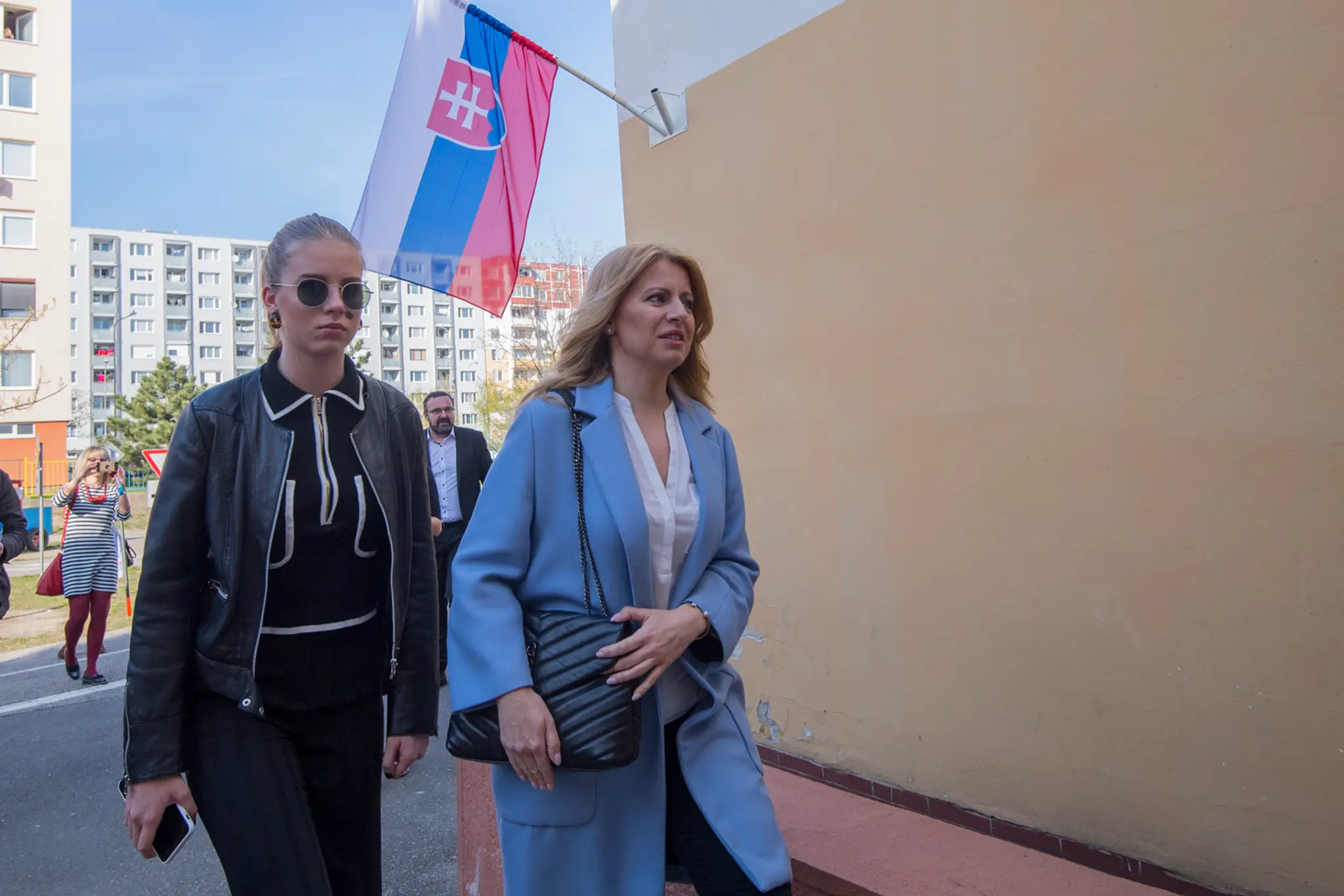 Zuzana Čaputová v deň volieb.