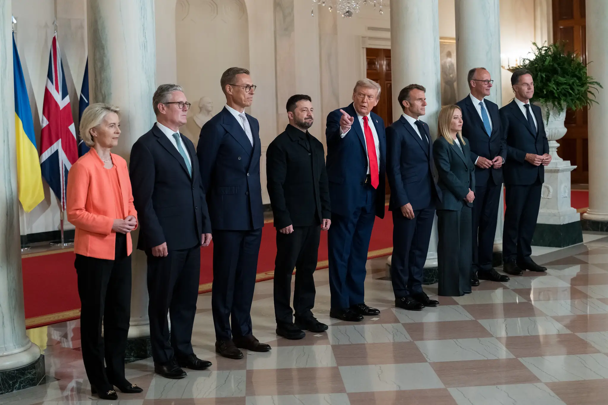 Európski lídri v Bielom dome