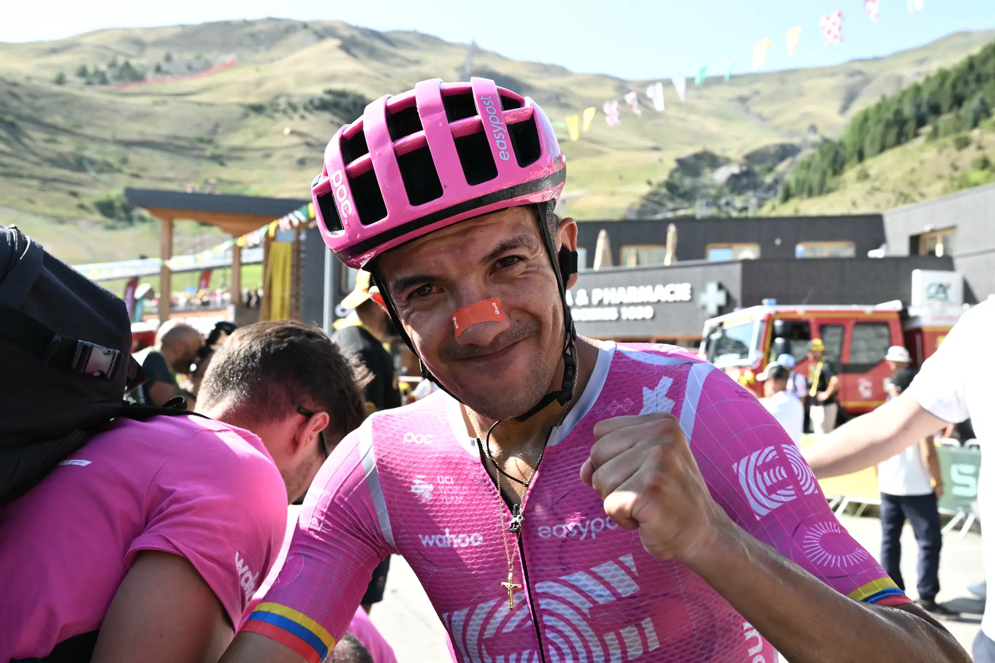 Ekvádorský cyklista Richard Carapaz.