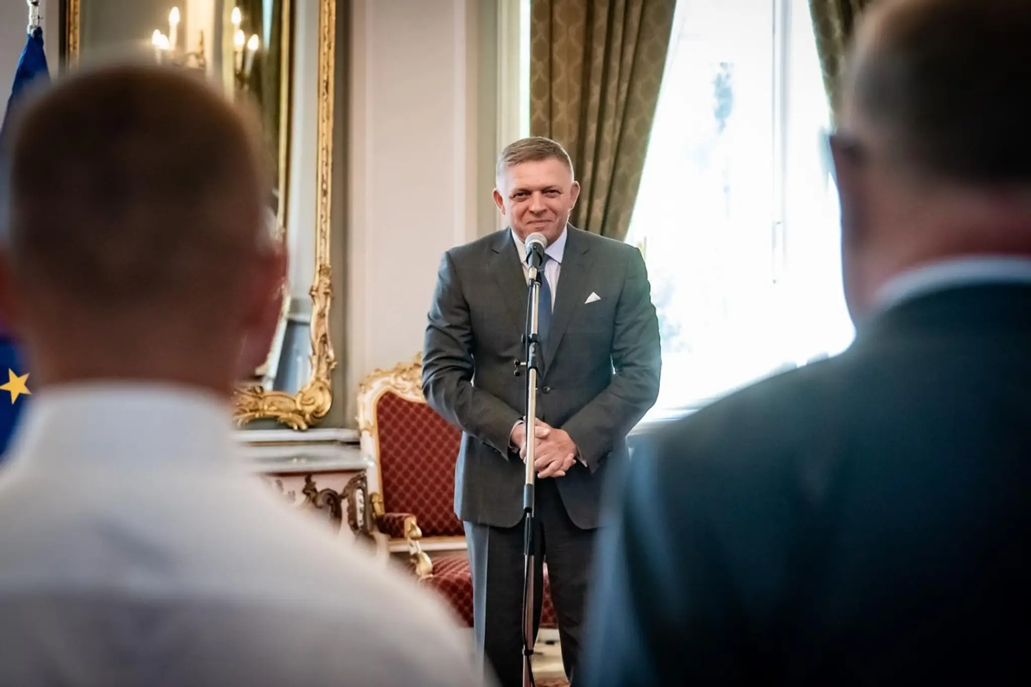 Fico sa stretol s potomkami účastníkov SNP z Ruska a Bieloruska.