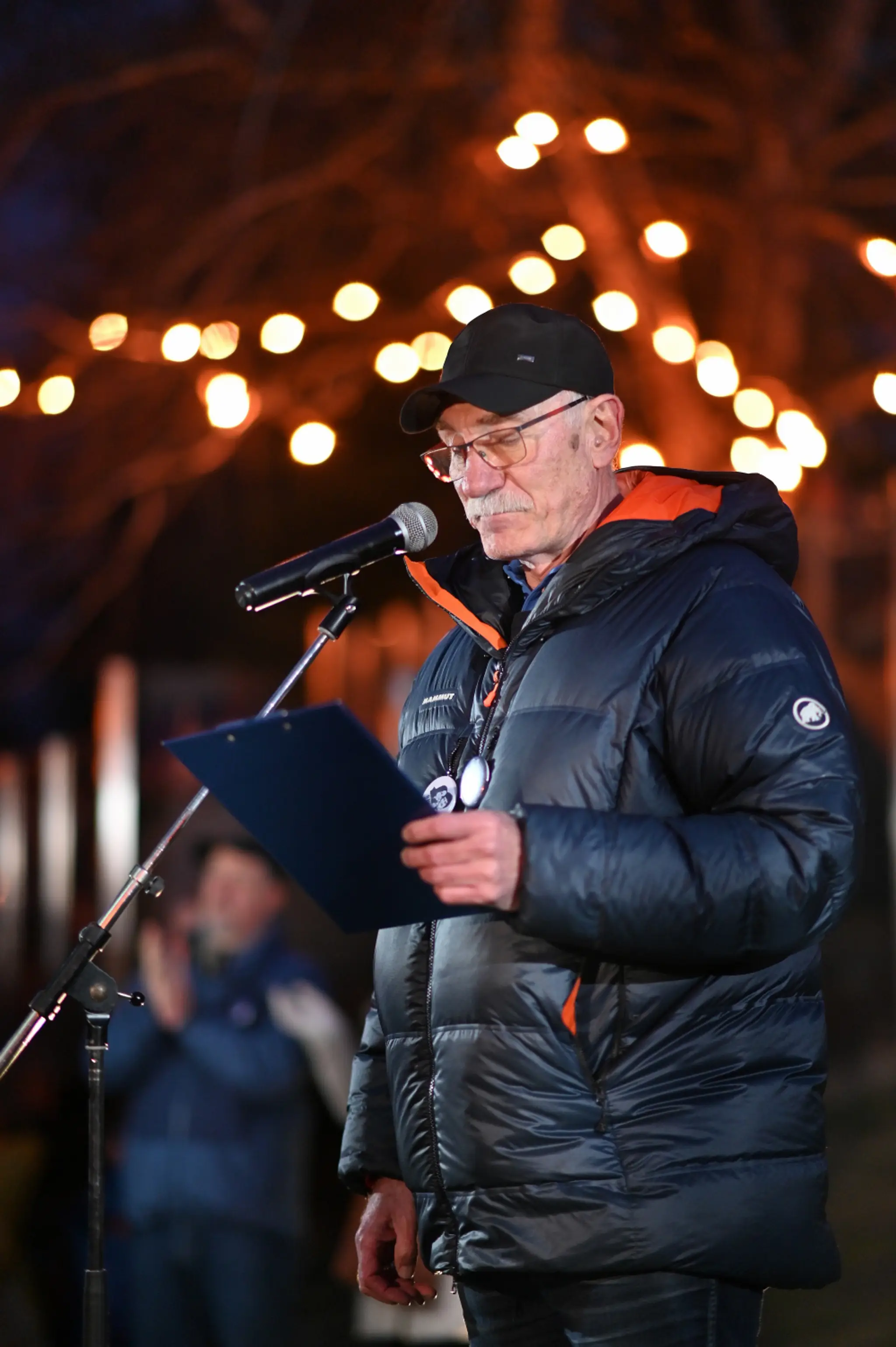 Moderátor a organizátor občianskych protestov v Poprade Zdeno Suchý