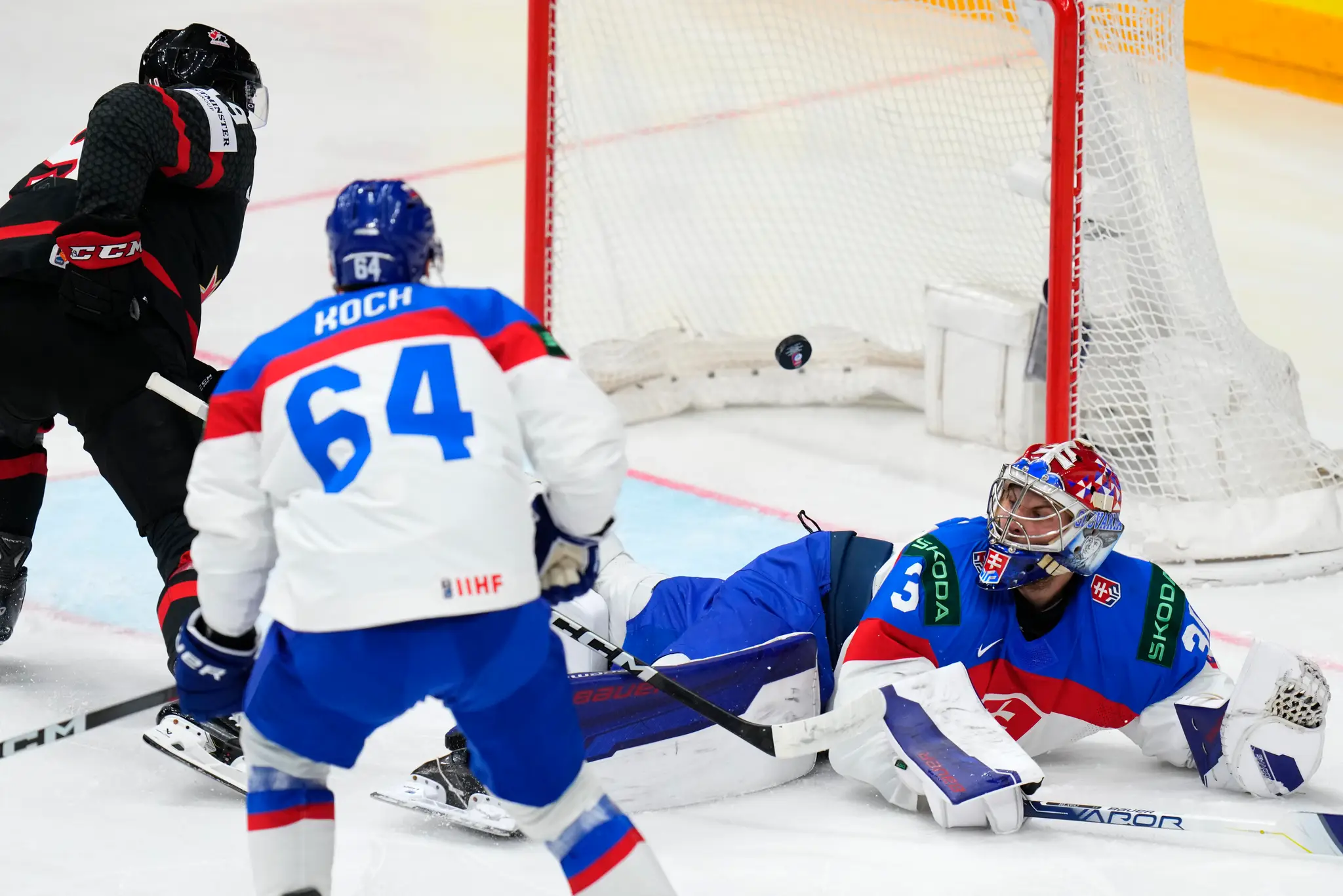 Štvrťfinále MS 2024: Kanada - Slovensko.