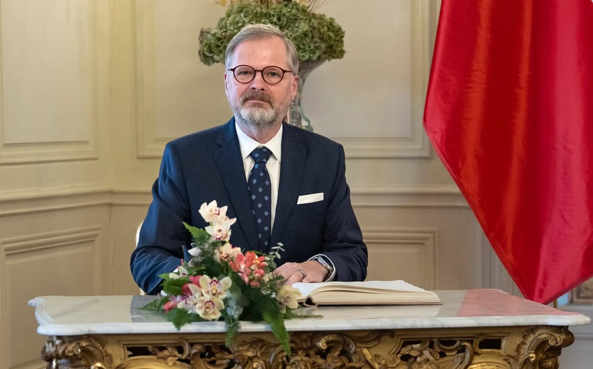 Český premiér Petr Fiala.