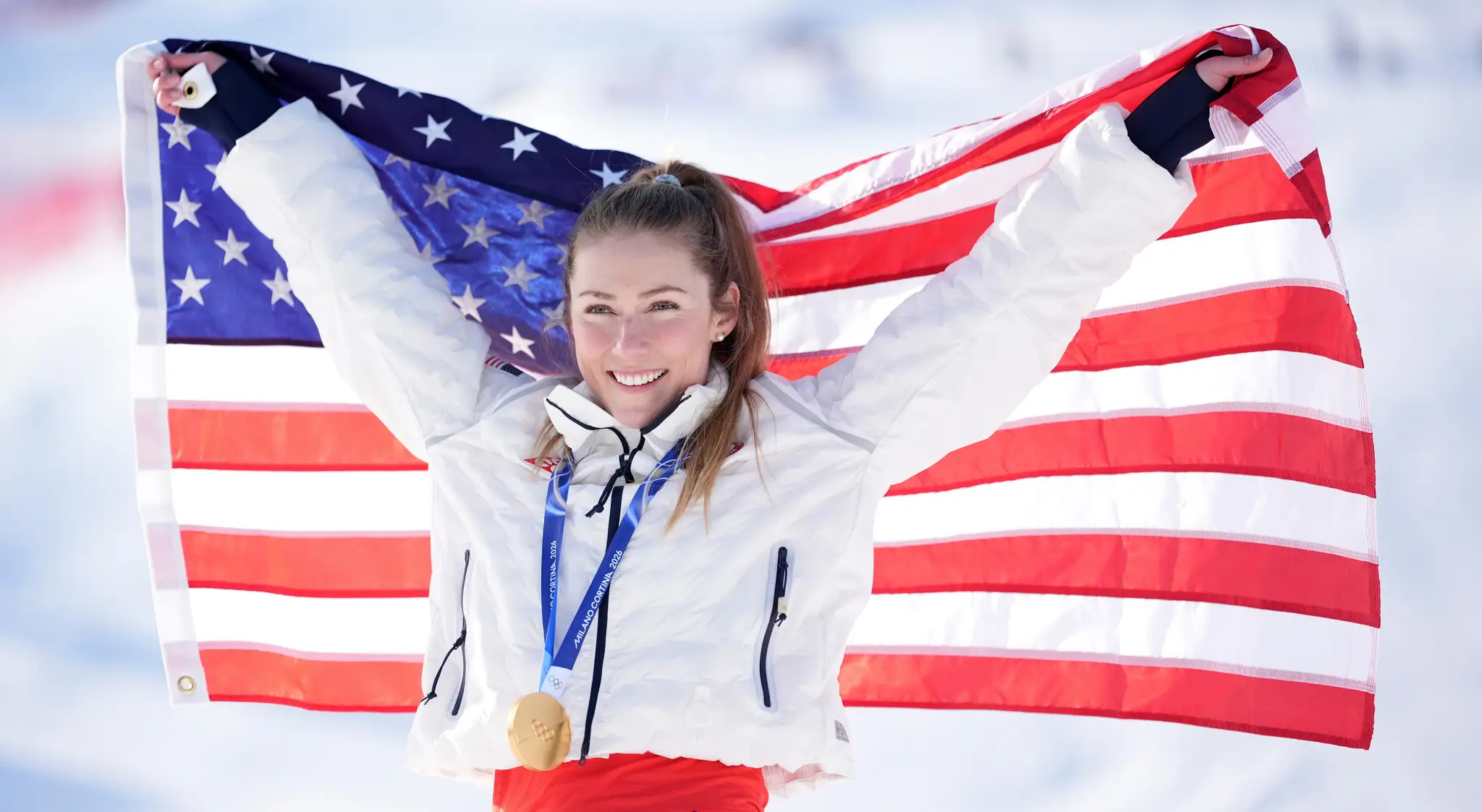 Mikaela Shiffrinová je tretíkrát v kariére olympijskou šampiónkou.