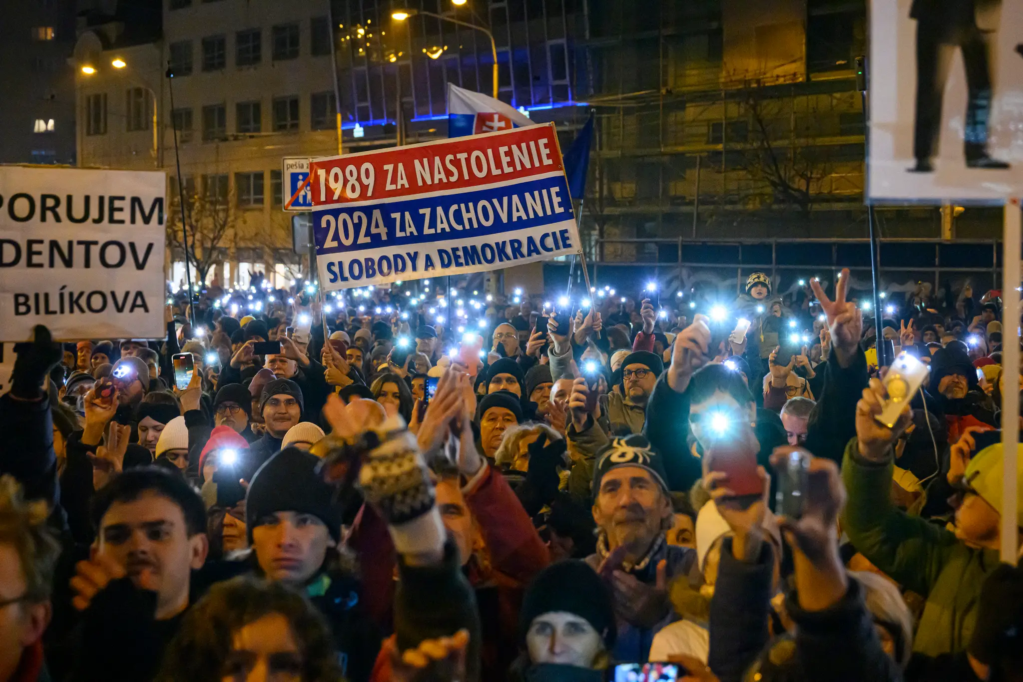 Snímka z minuloročného protestu.