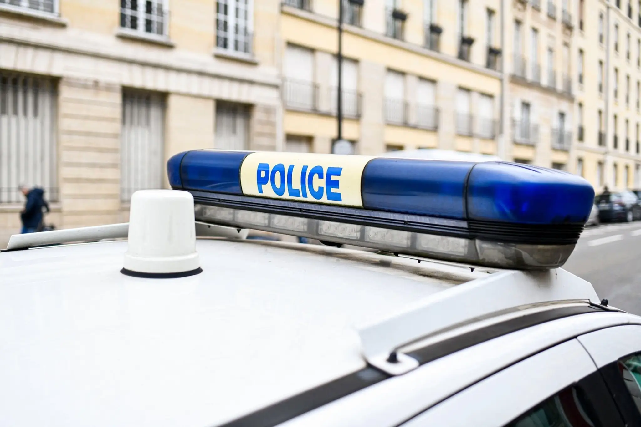 Francúzske policajné auto - ilustračná snímka