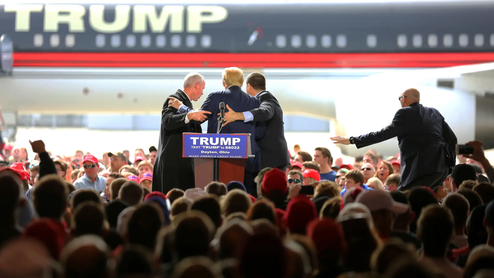 Útok na Donalda Trumpa.