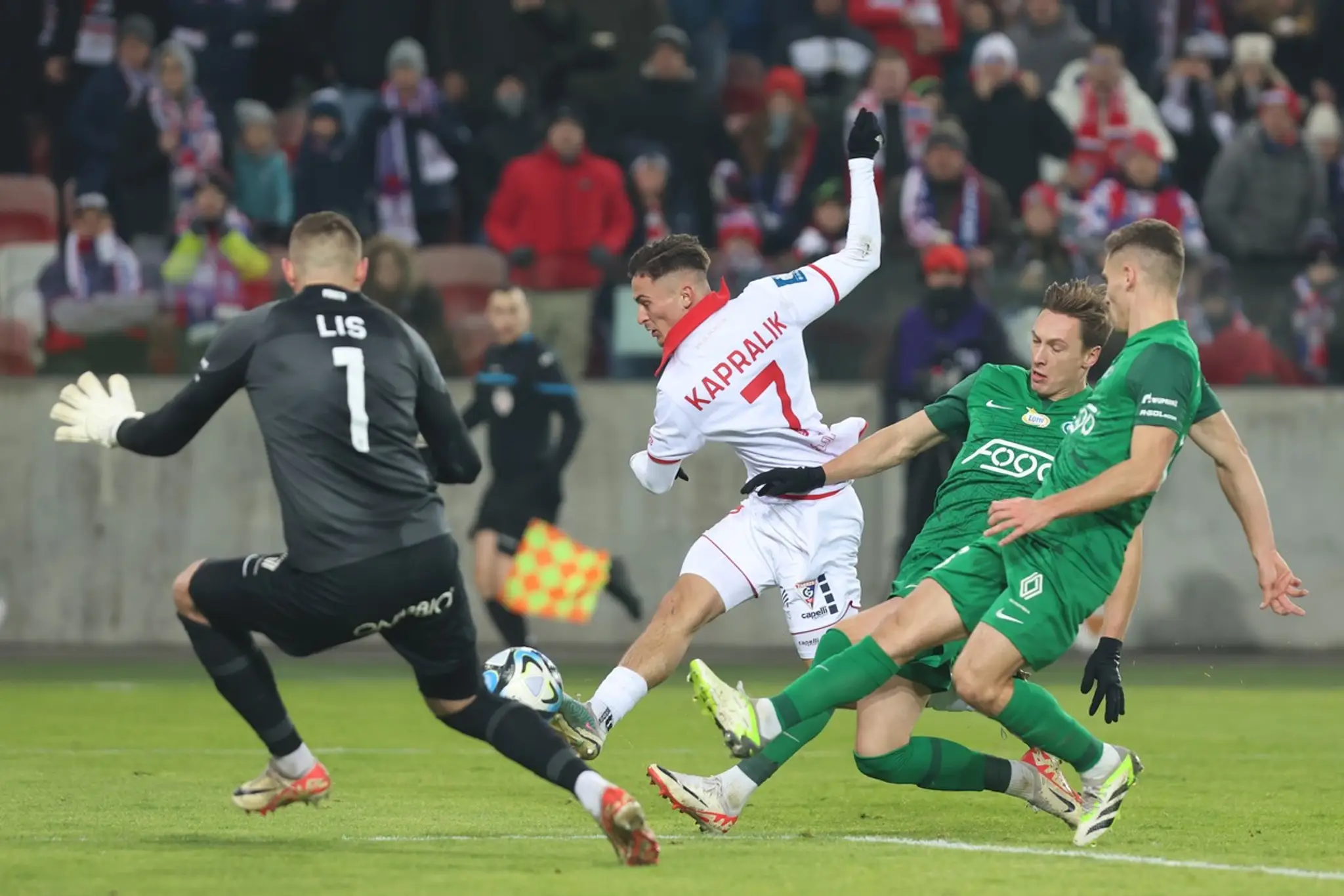 Adrián Kaprálik pomohol k triumfu Górniku Zabrze 