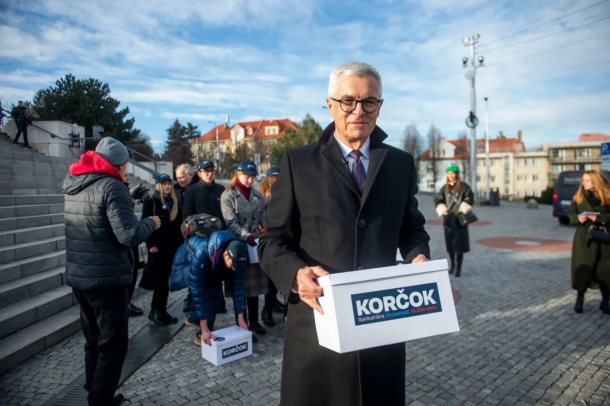 Na snímke kandidát na prezidenta SR Ivan Korčok