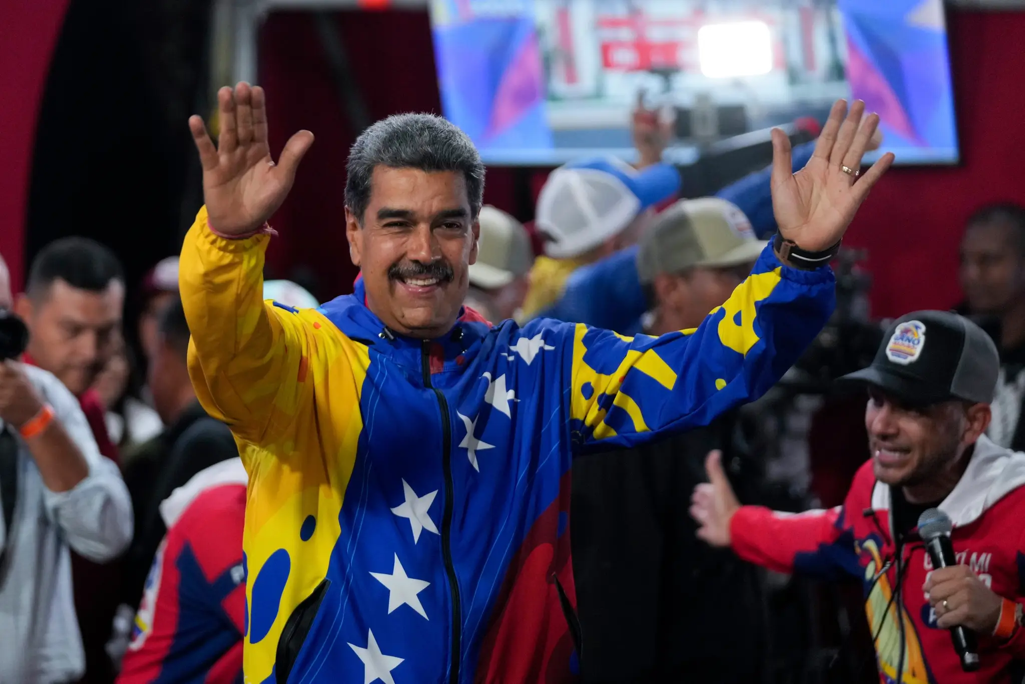 Na snímke venezuelský prezident Nicolás Maduro.
