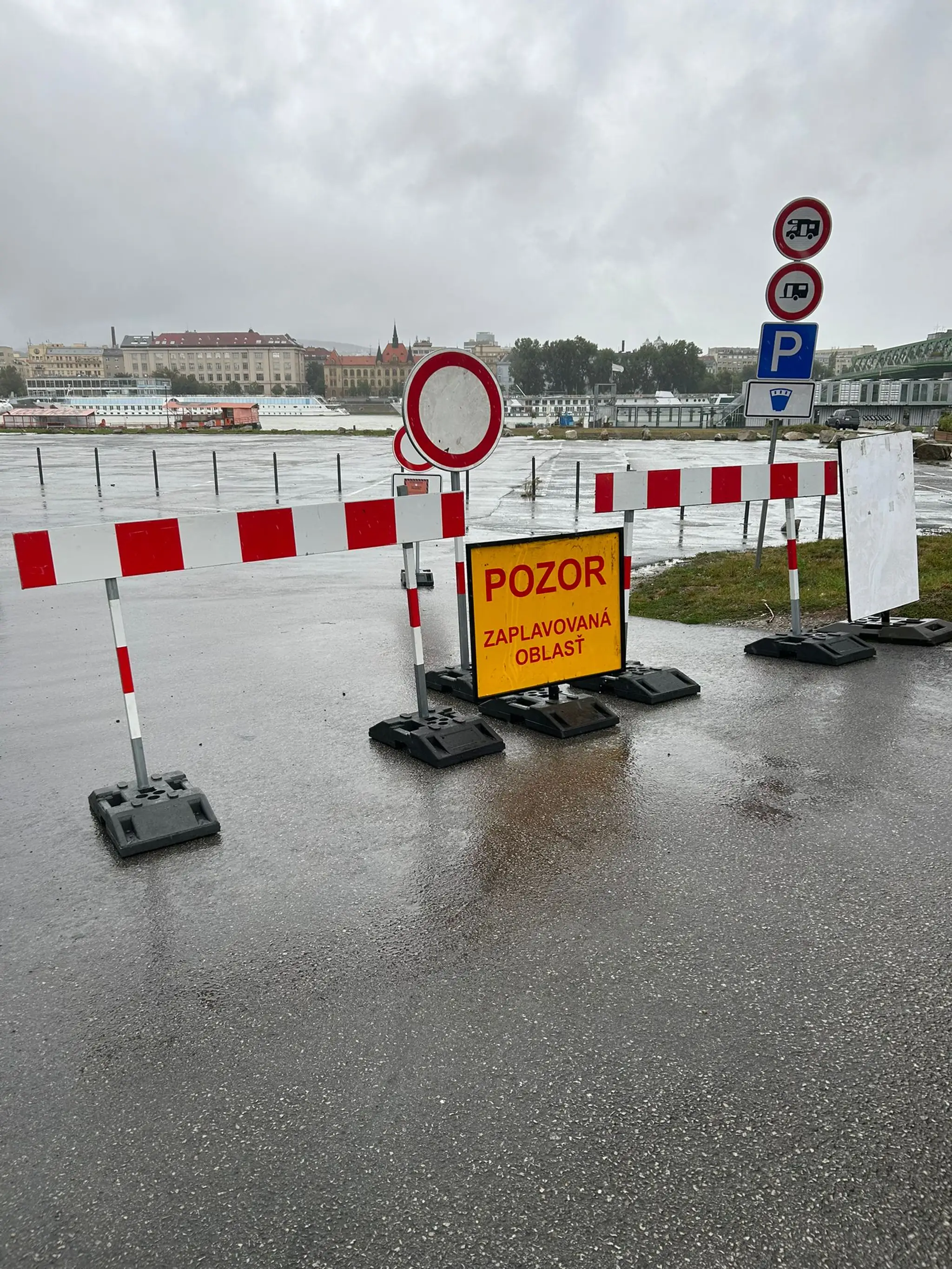 Následky počasia v Bratislavskom kraji.