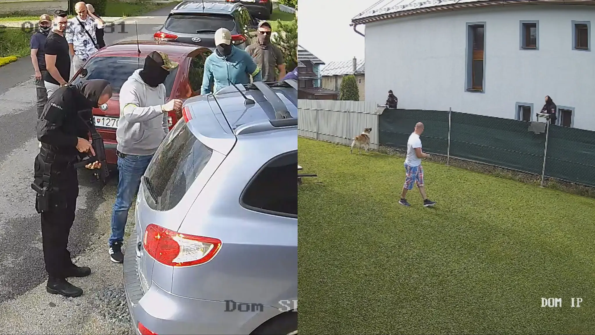 Zásah kukláčov v dome
