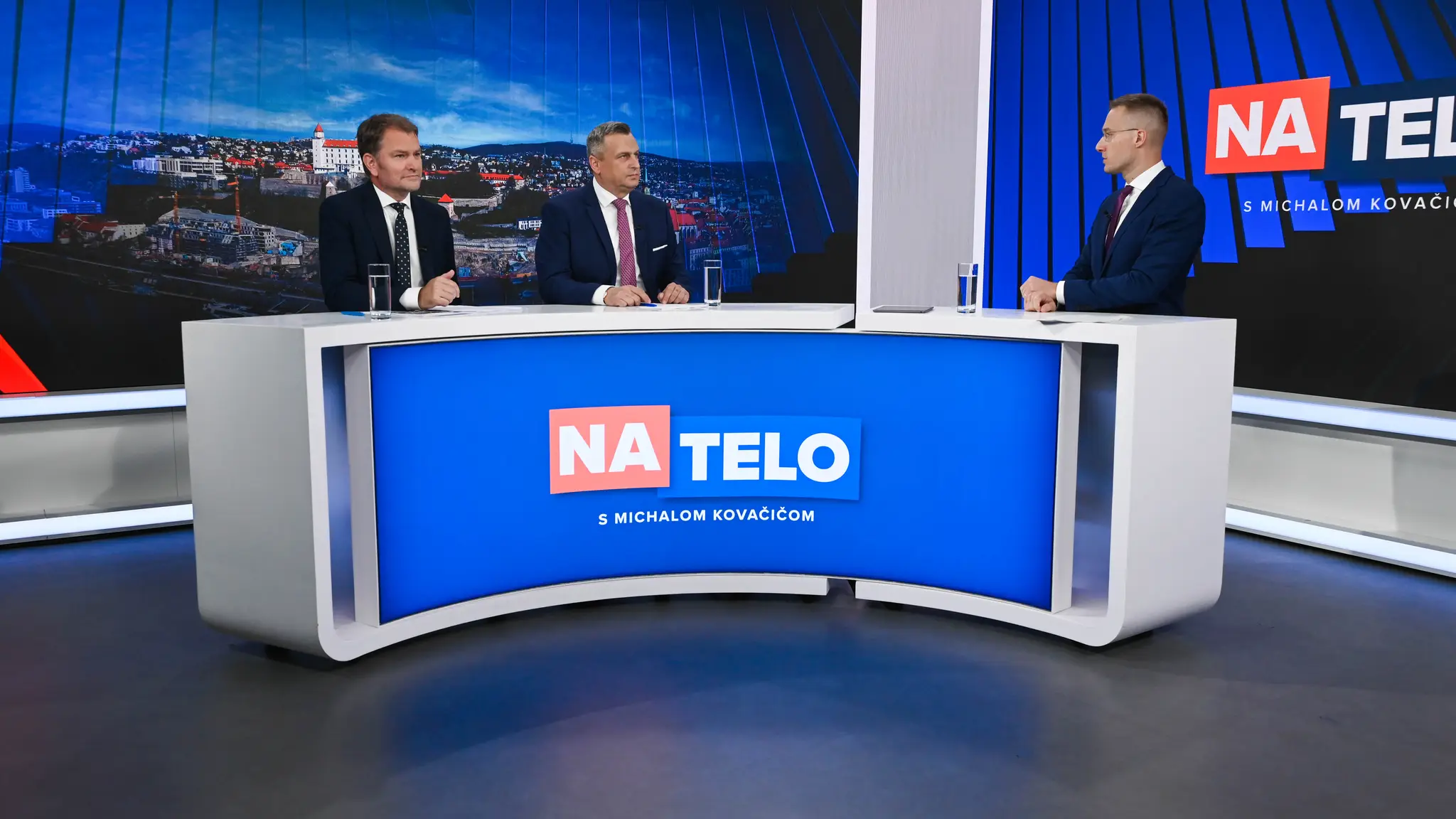Igor Matovič a Andrej Danko v relácii Na telo.