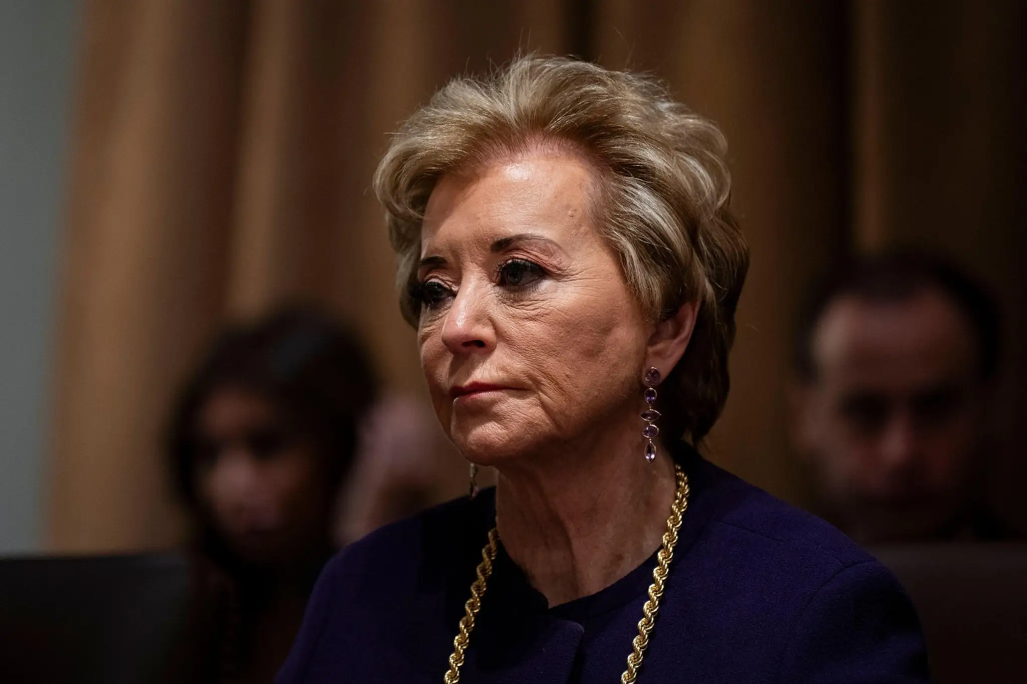 Linda McMahonová je novou ministerkou školstva USA.