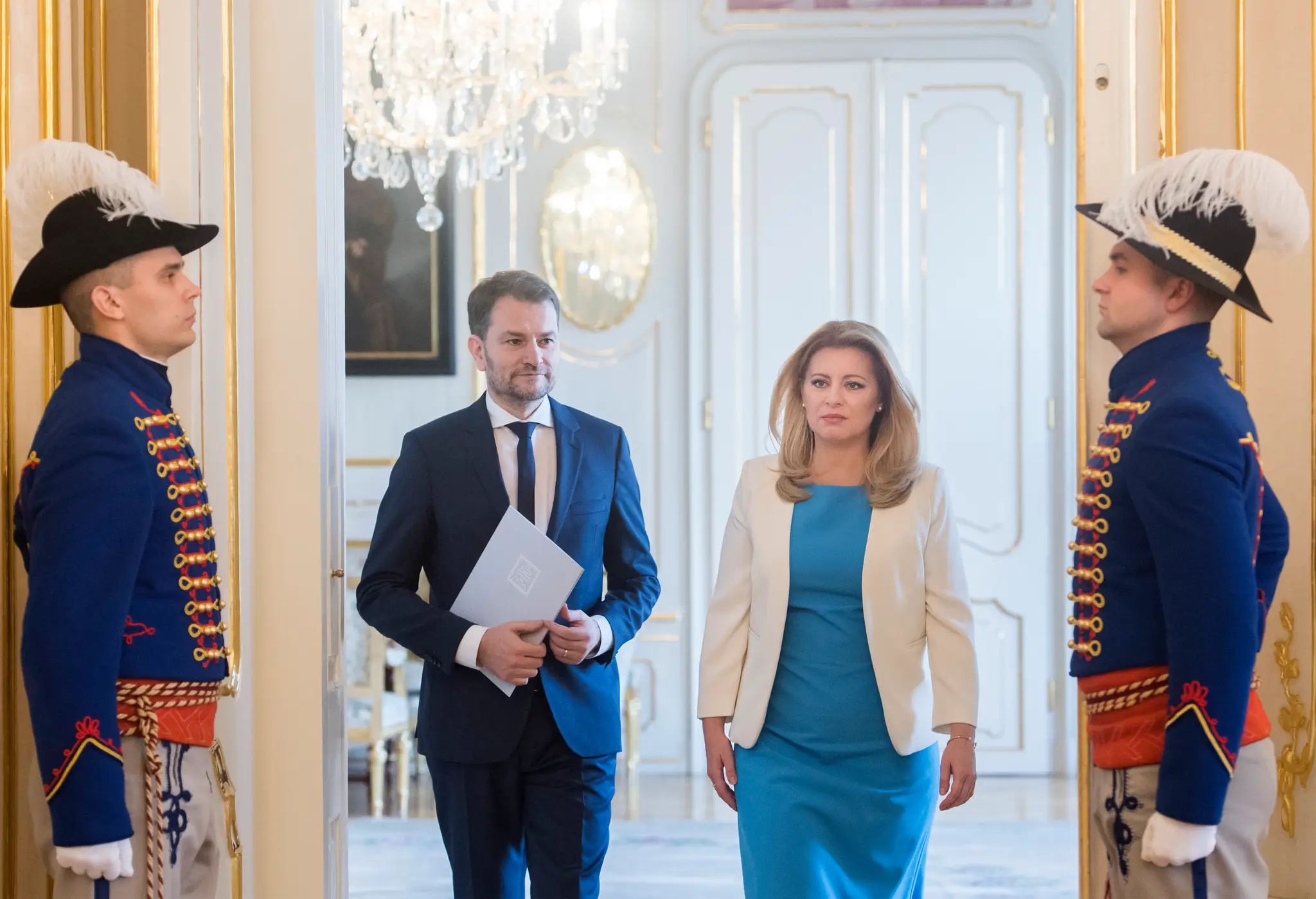 Igor Matovič a Zuzana Čaputová v roku 2020