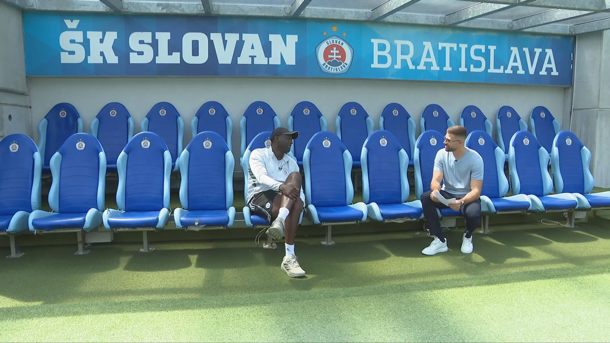 Tréner Slovana Bratislava Yaya Touré.