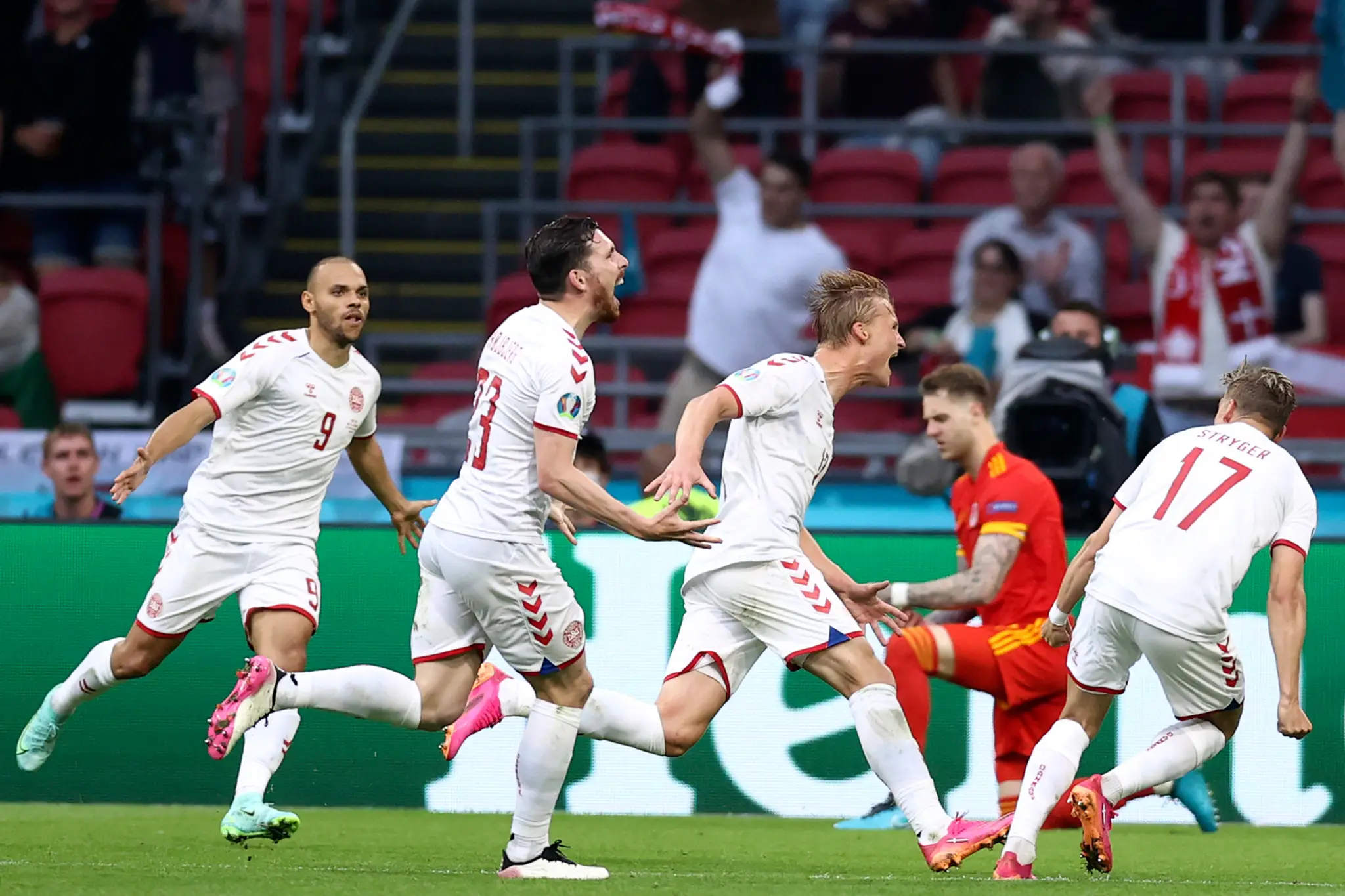 Dolberg sa teší z druhého gólu.